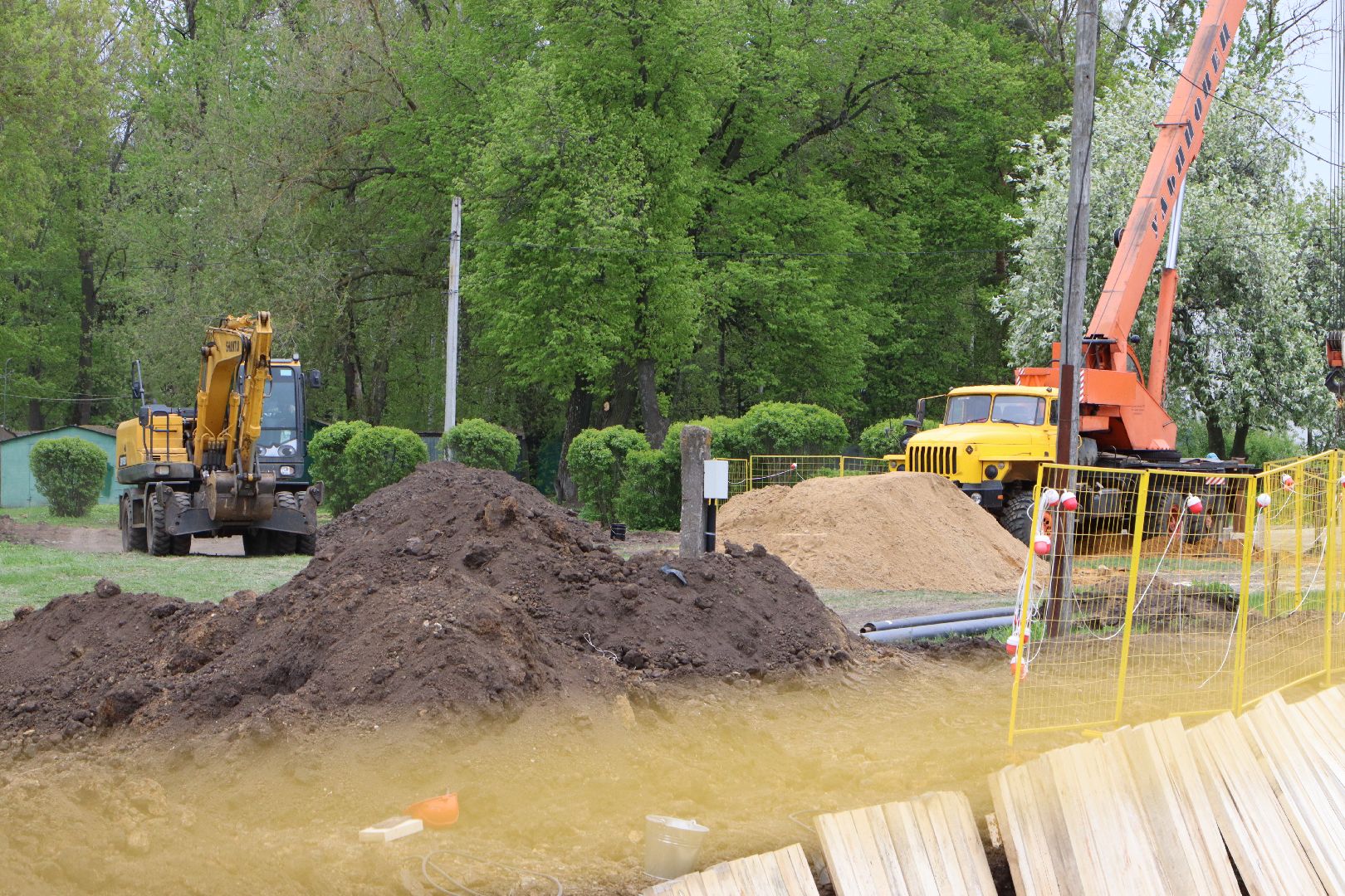 серебряные пруды, мочилы, реконструкция теплосетей,жкх,