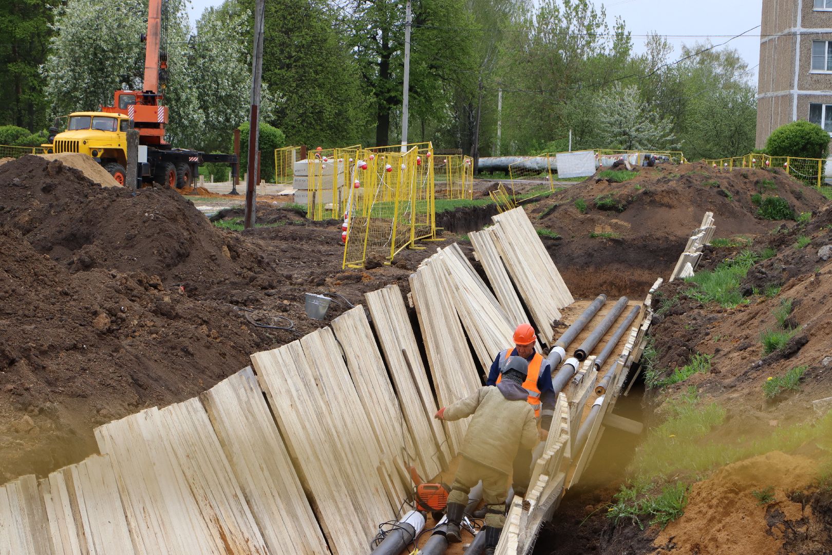 серебряные пруды, мочилы, реконструкция теплосетей,жкх,