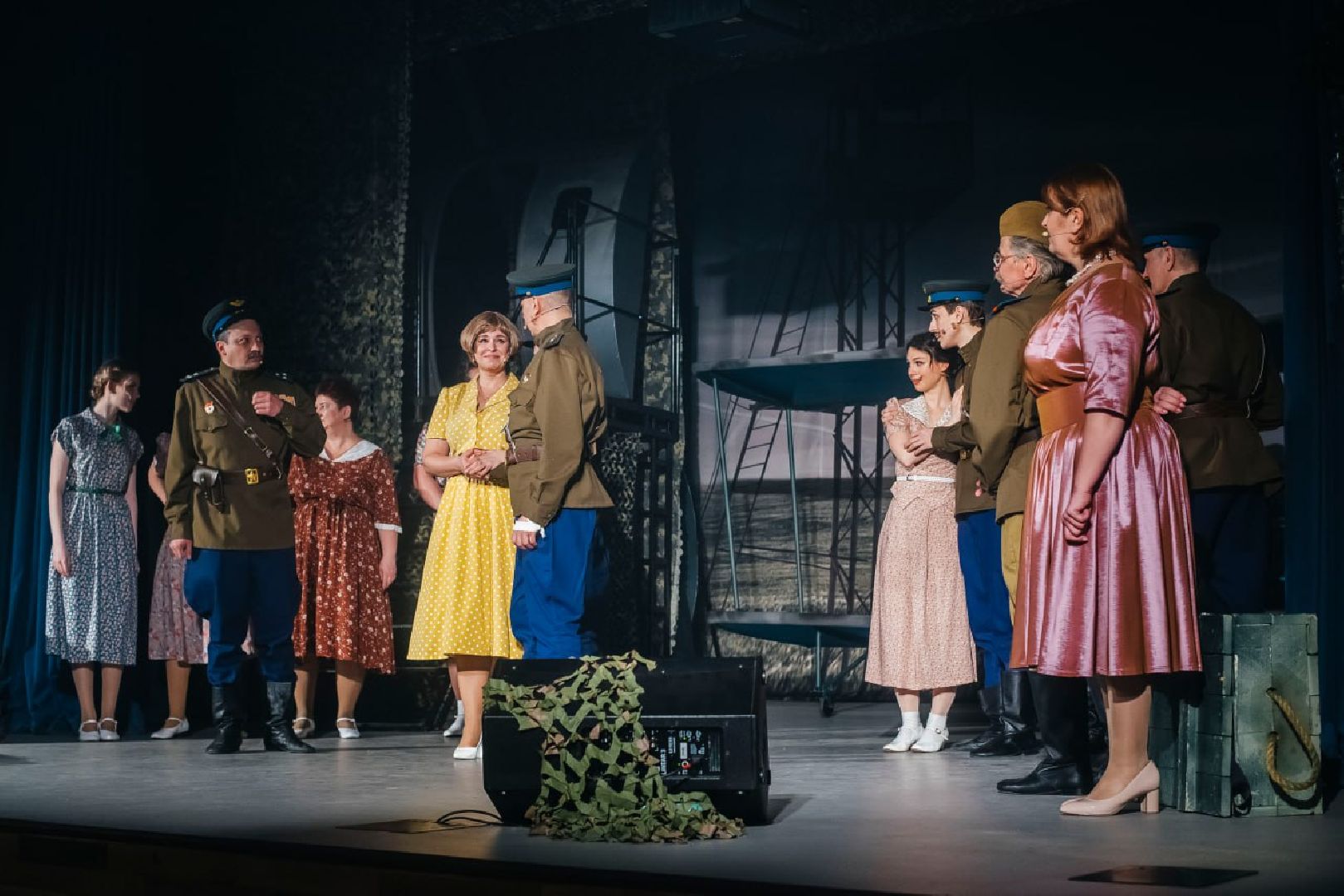 пушкино, премьера, спектакль, вов, 80 - летие победы, театральная постановка,советский народ,зрители,