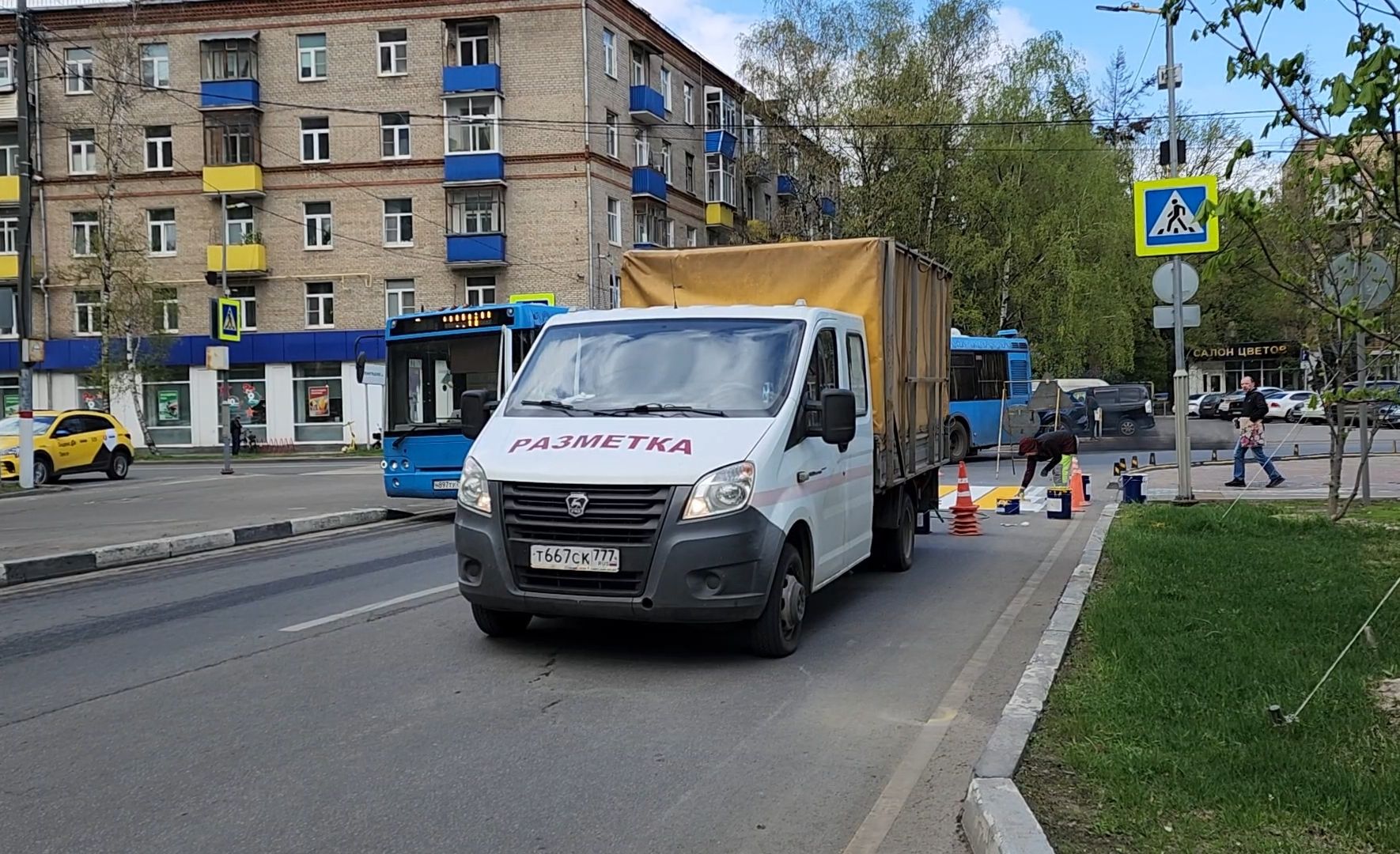 пешеходный переход, разметка, зебра,