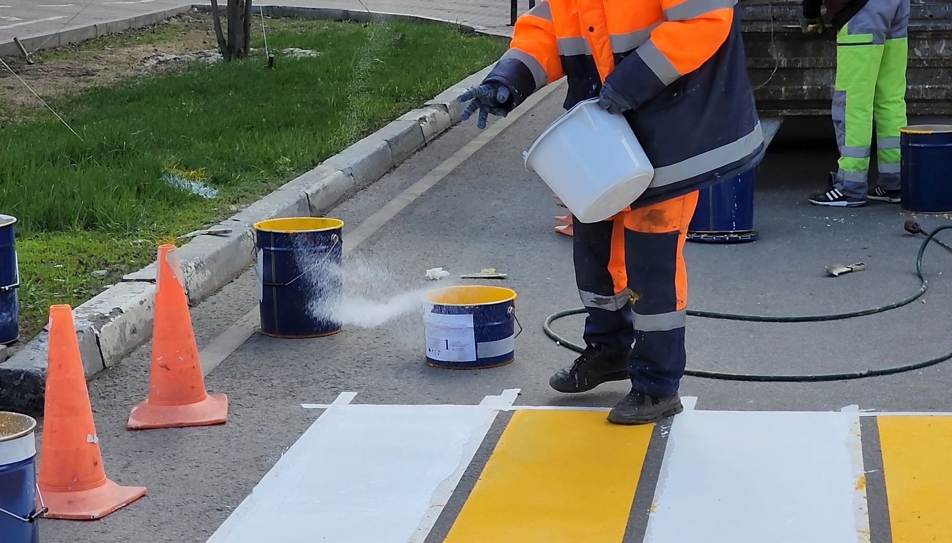 пешеходный переход, разметка, зебра,