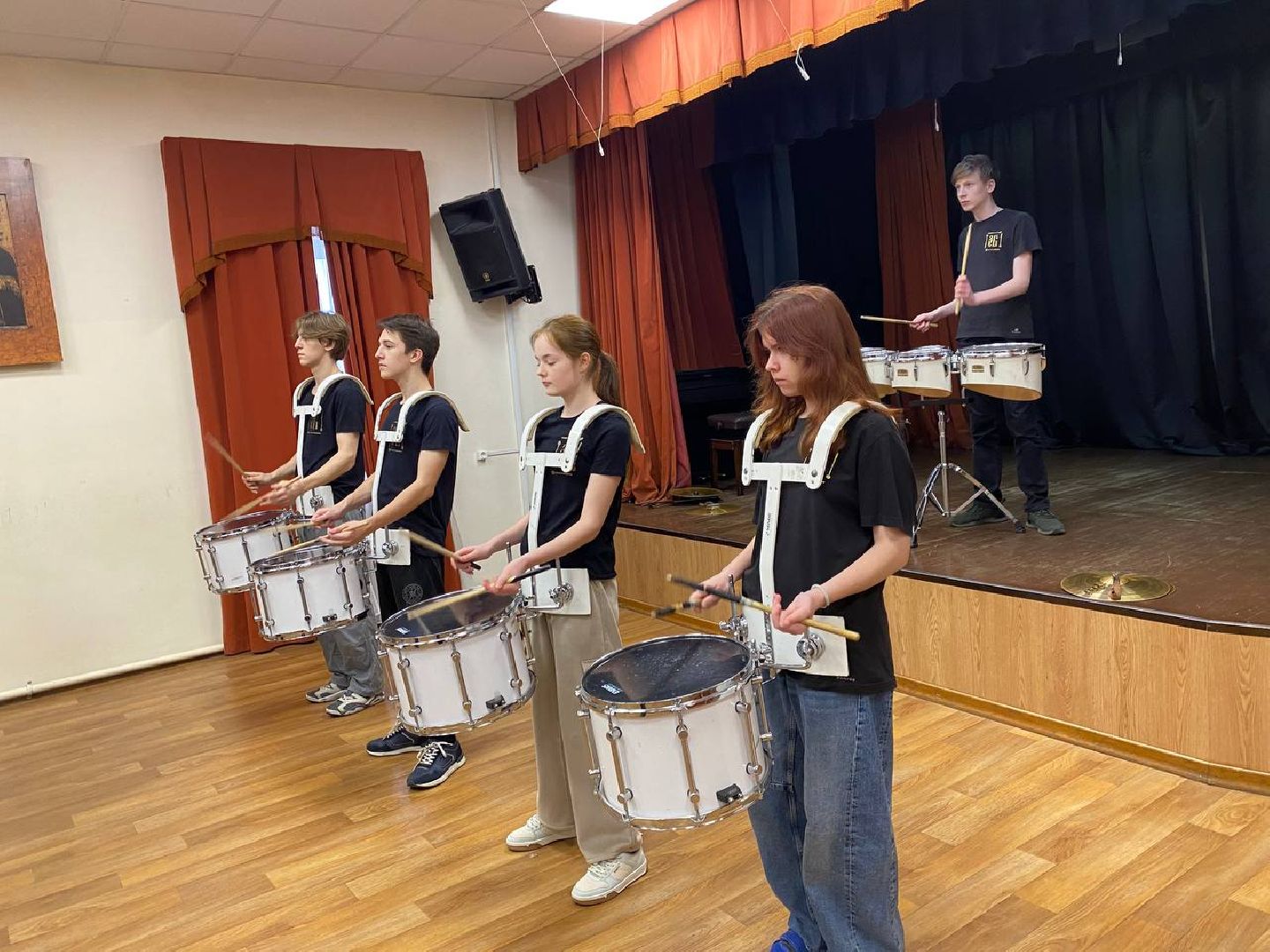 знаменские барабанщики, победа на музыкальном конкурсе, знаменские барабанщики едут в артек,