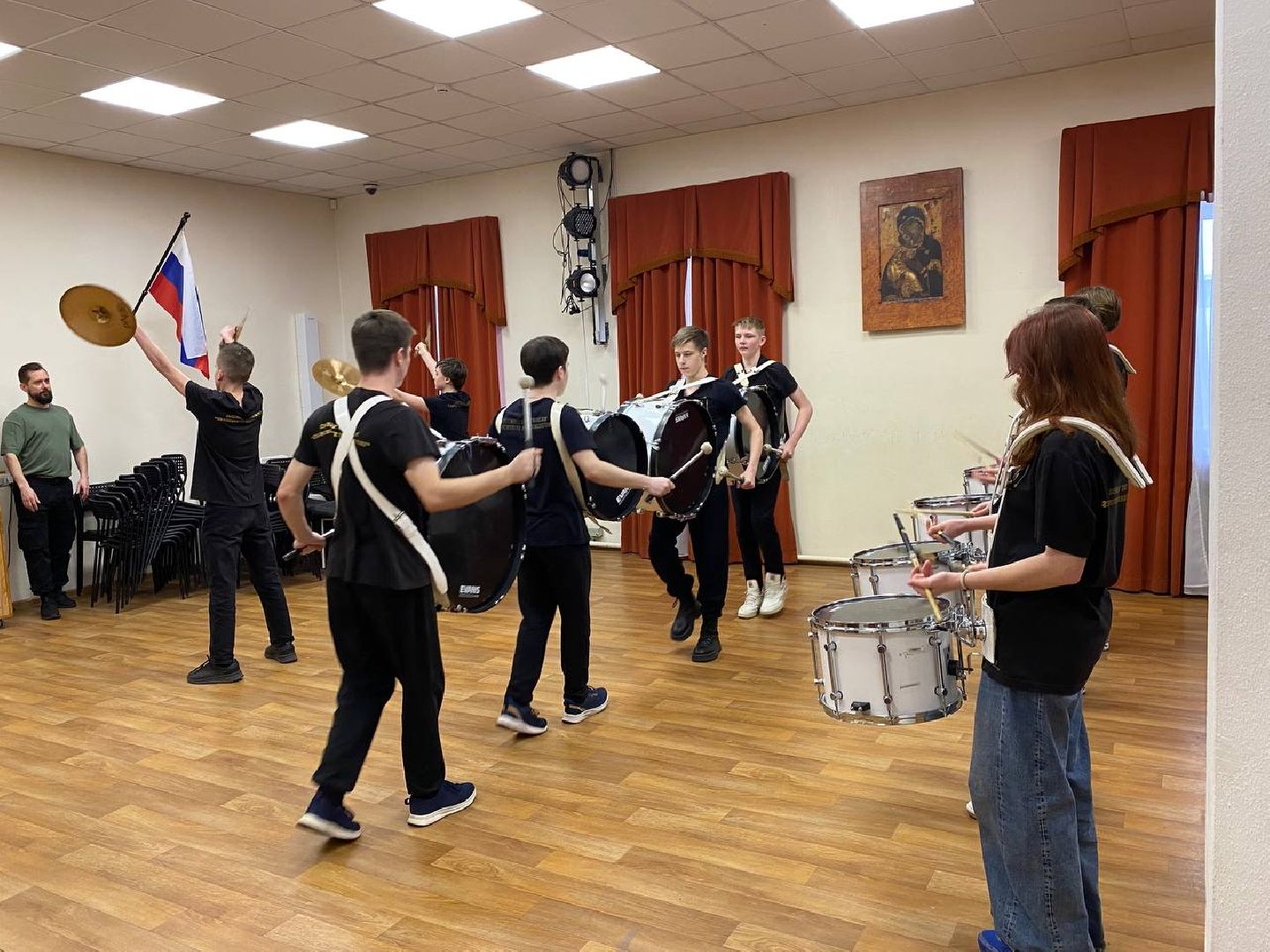 знаменские барабанщики, победа на музыкальном конкурсе, знаменские барабанщики едут в артек,