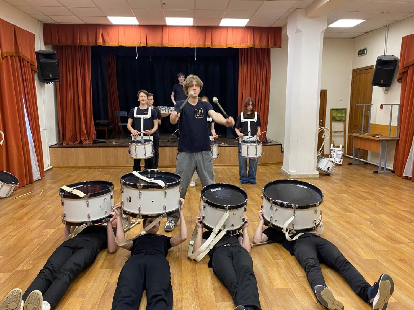 знаменские барабанщики, победа на музыкальном конкурсе, знаменские барабанщики едут в артек,