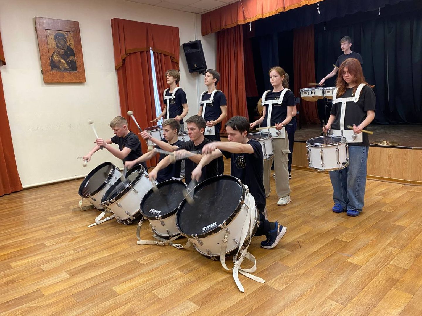знаменские барабанщики, победа на музыкальном конкурсе, знаменские барабанщики едут в артек,