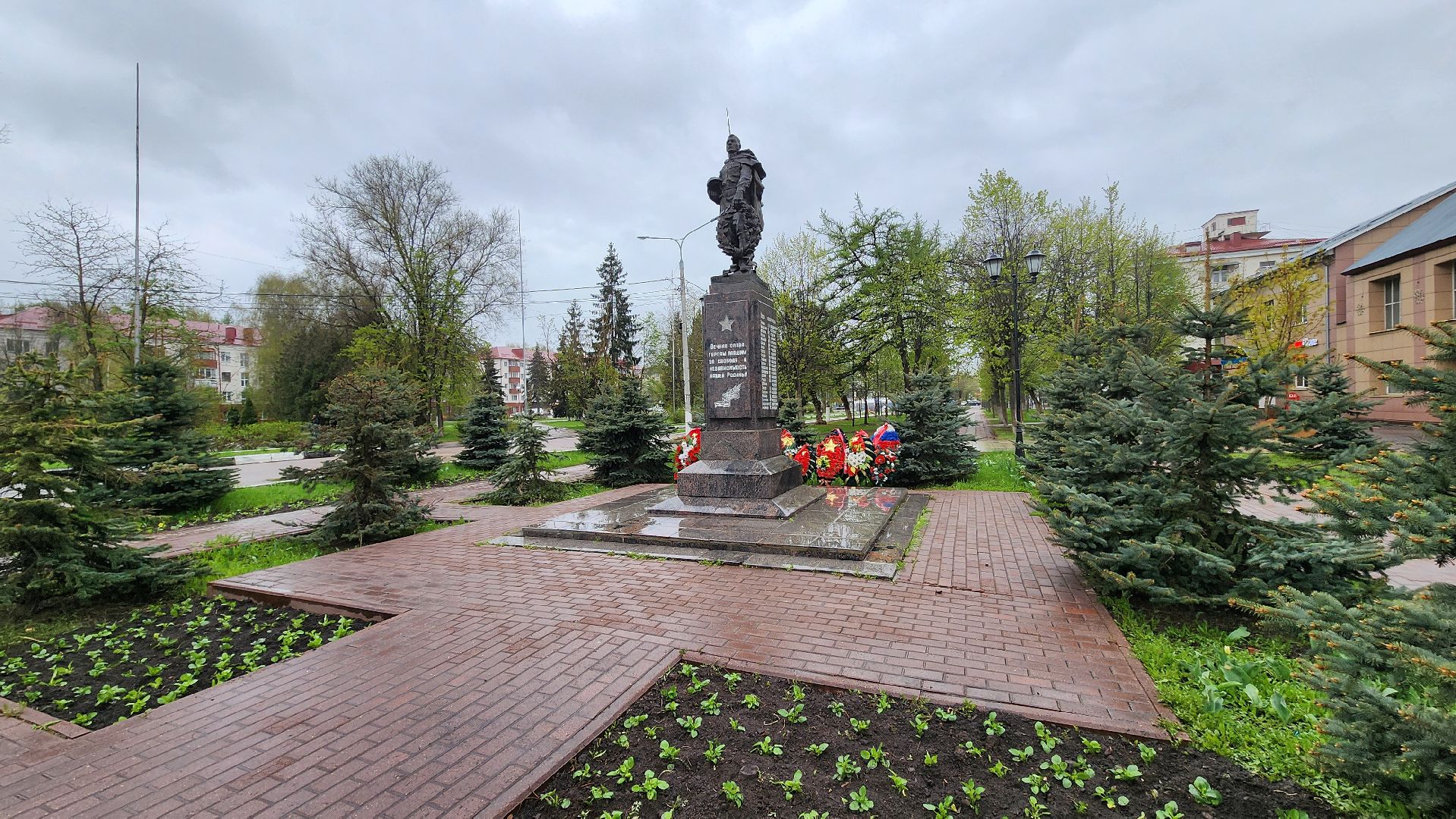 солнечногорск, советская площадь, подготовка к 9 мая, благоустройство,