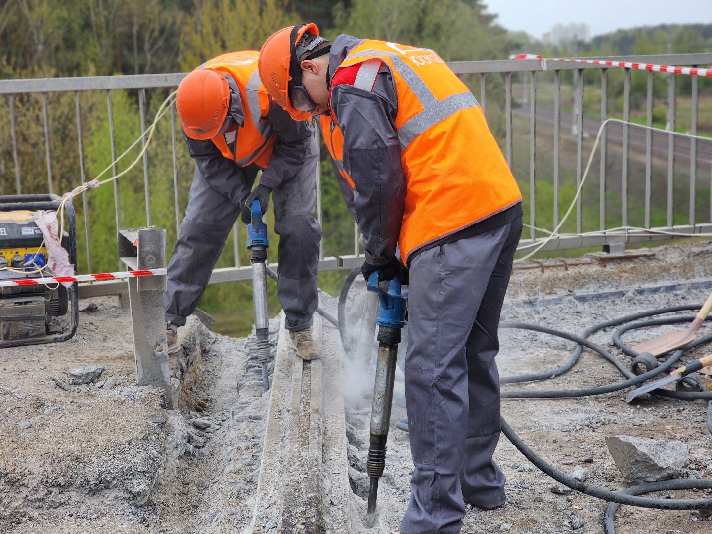 воскресенск, дороги, ремонт путепровода, центравтомагистраль,