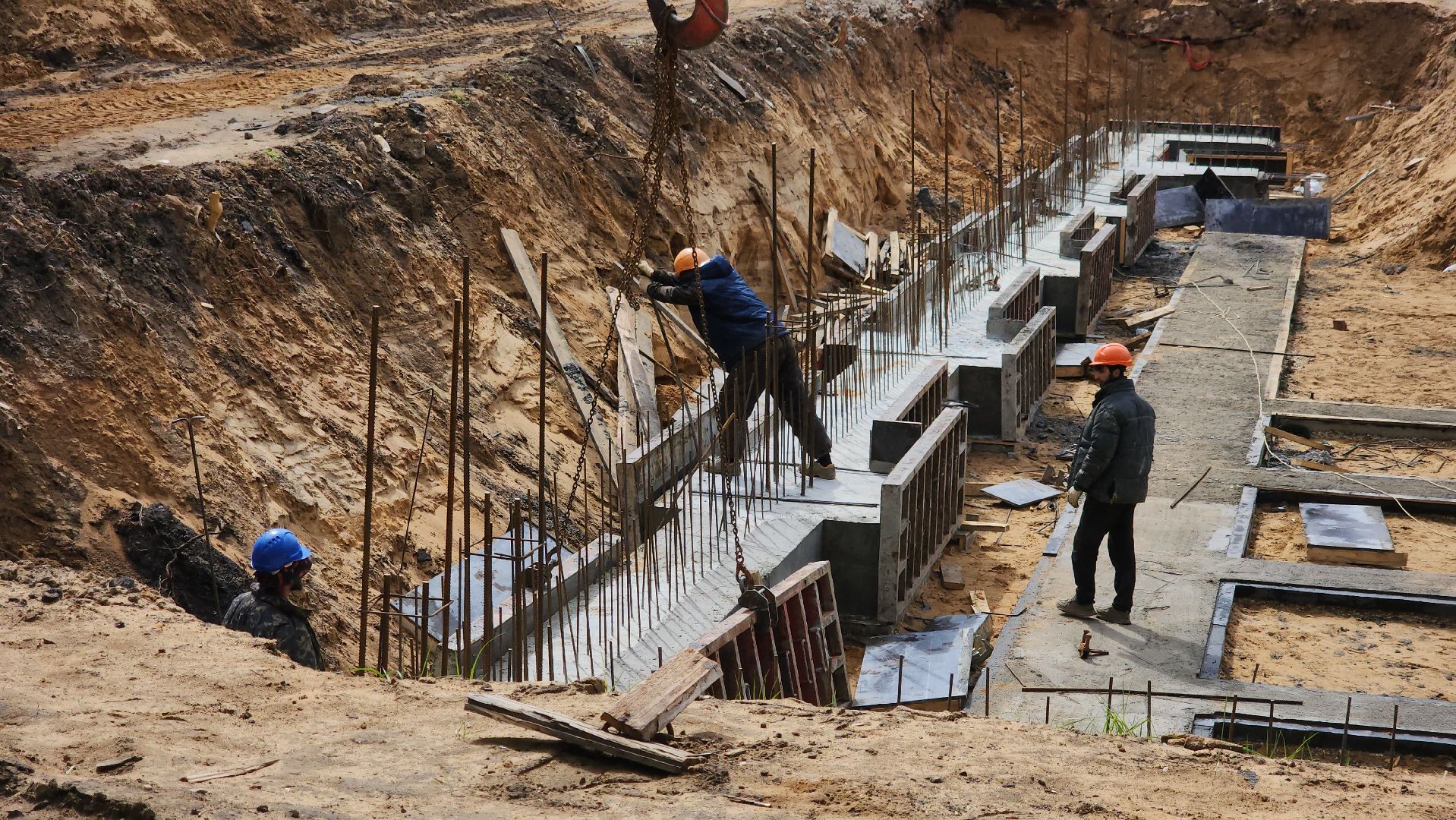 строительство бассейна в монино, щёлково, новый бассейн,