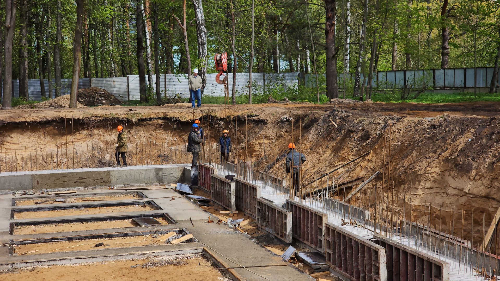 строительство бассейна в монино, щёлково, новый бассейн,