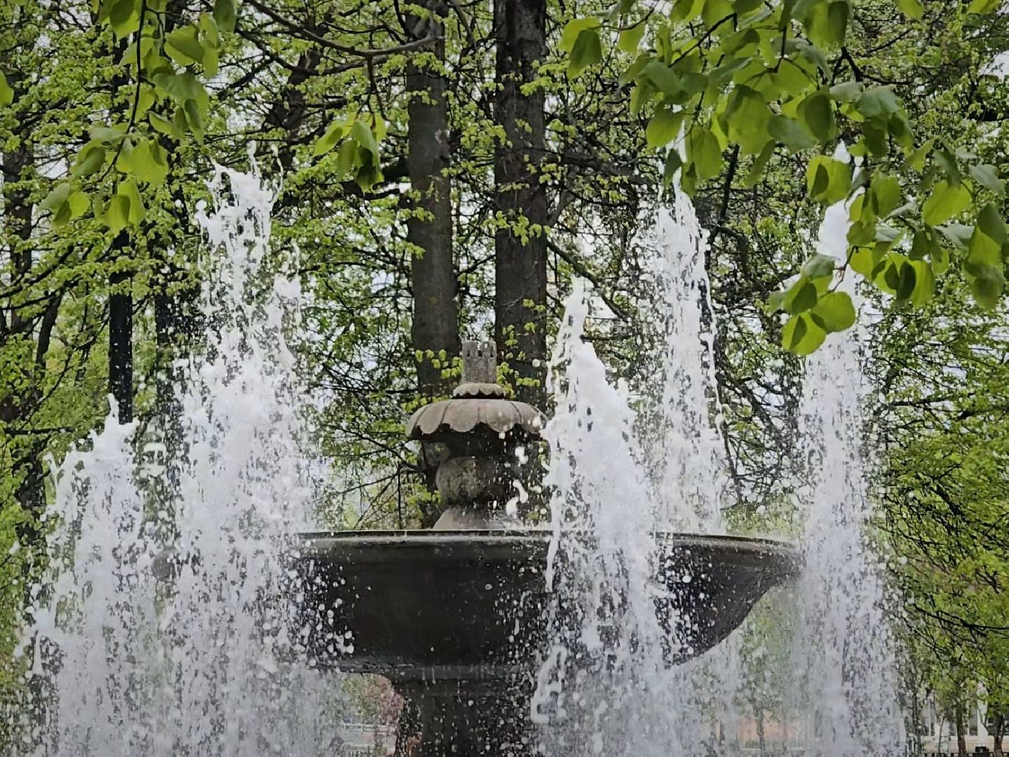 Коломна, фонтан, запуск фонтана,