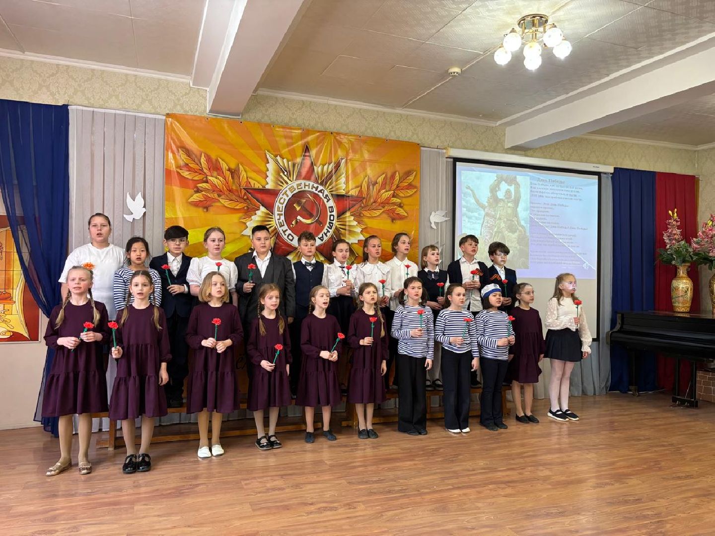 пушкино, лицей, день победы, песни, песни военных лет, хореография, лицеисты, концерт ко дню победы,родители,вертикалки,