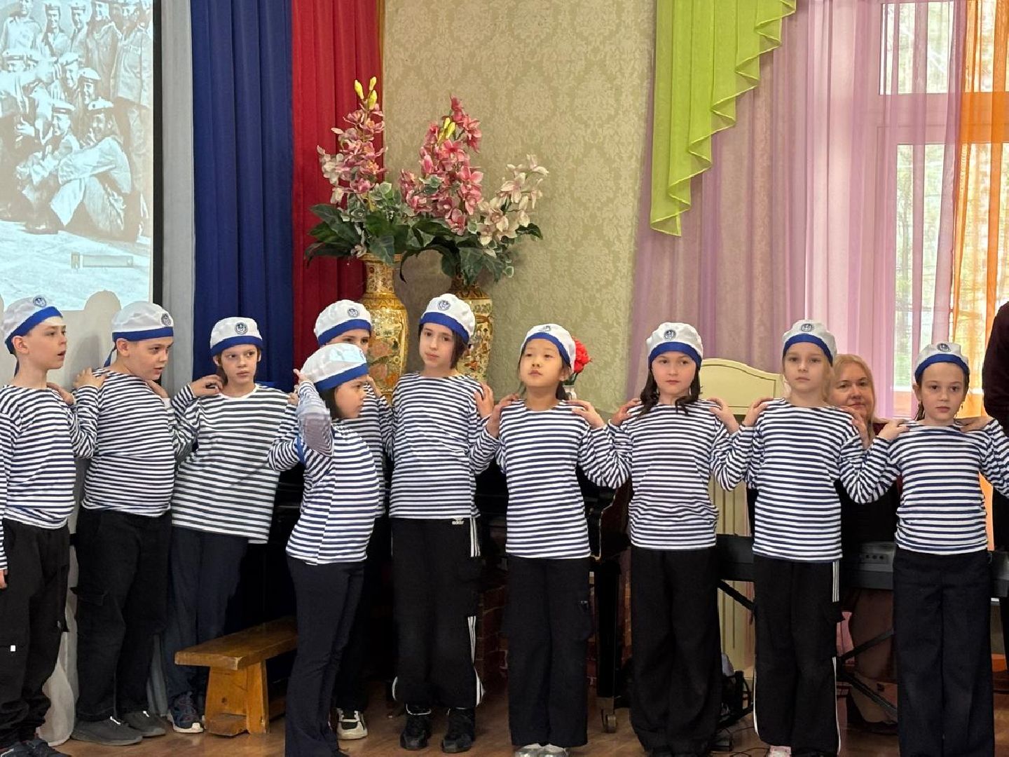 пушкино, лицей, день победы, песни, песни военных лет, хореография, лицеисты, концерт ко дню победы,родители,вертикалки,