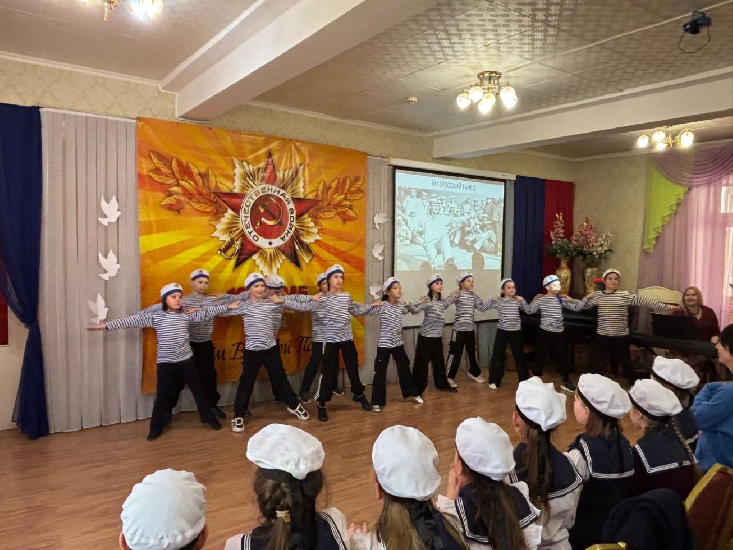 пушкино, лицей, день победы, песни, песни военных лет, хореография, лицеисты, концерт ко дню победы,родители,вертикалки,