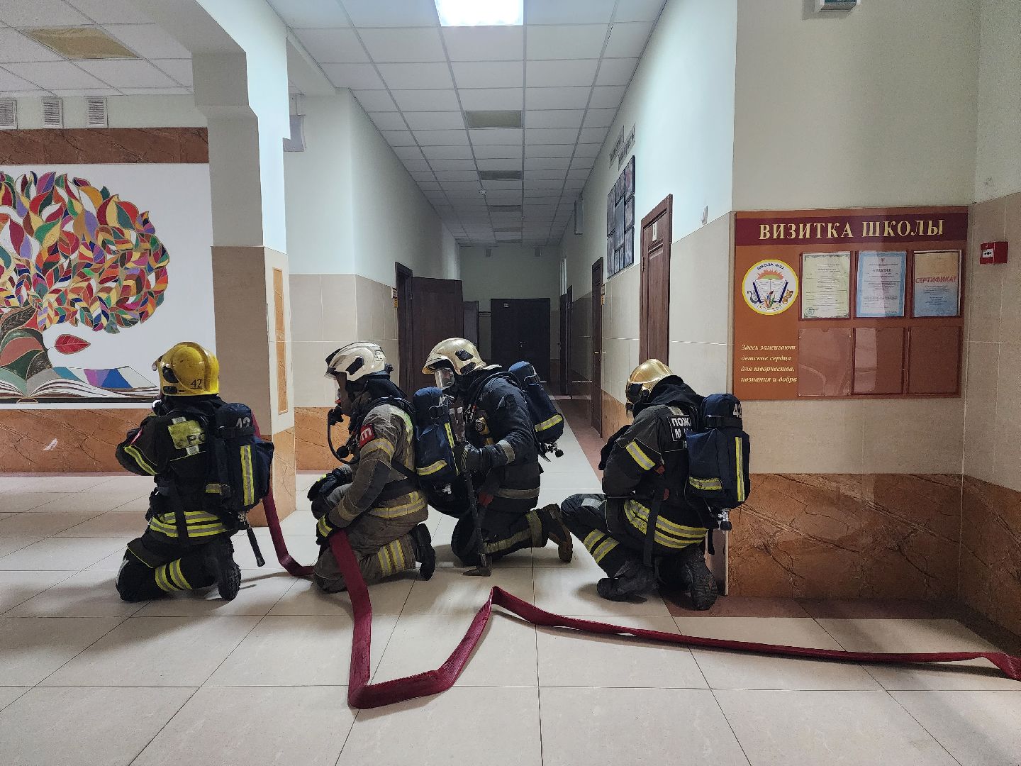 раменское, общество, пожарная безопасность, тренировочная эвакуация в средней школе 22 в дубовой роще,