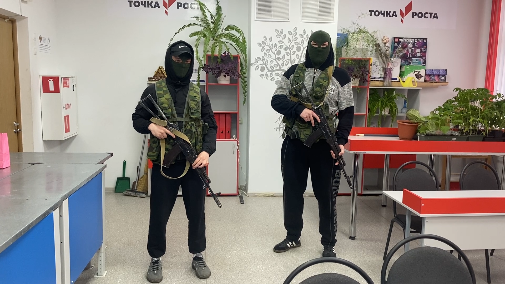 учения в школе, безопасность, антитеррор, антитеррористическая тренировка, школа перспектива власиха,