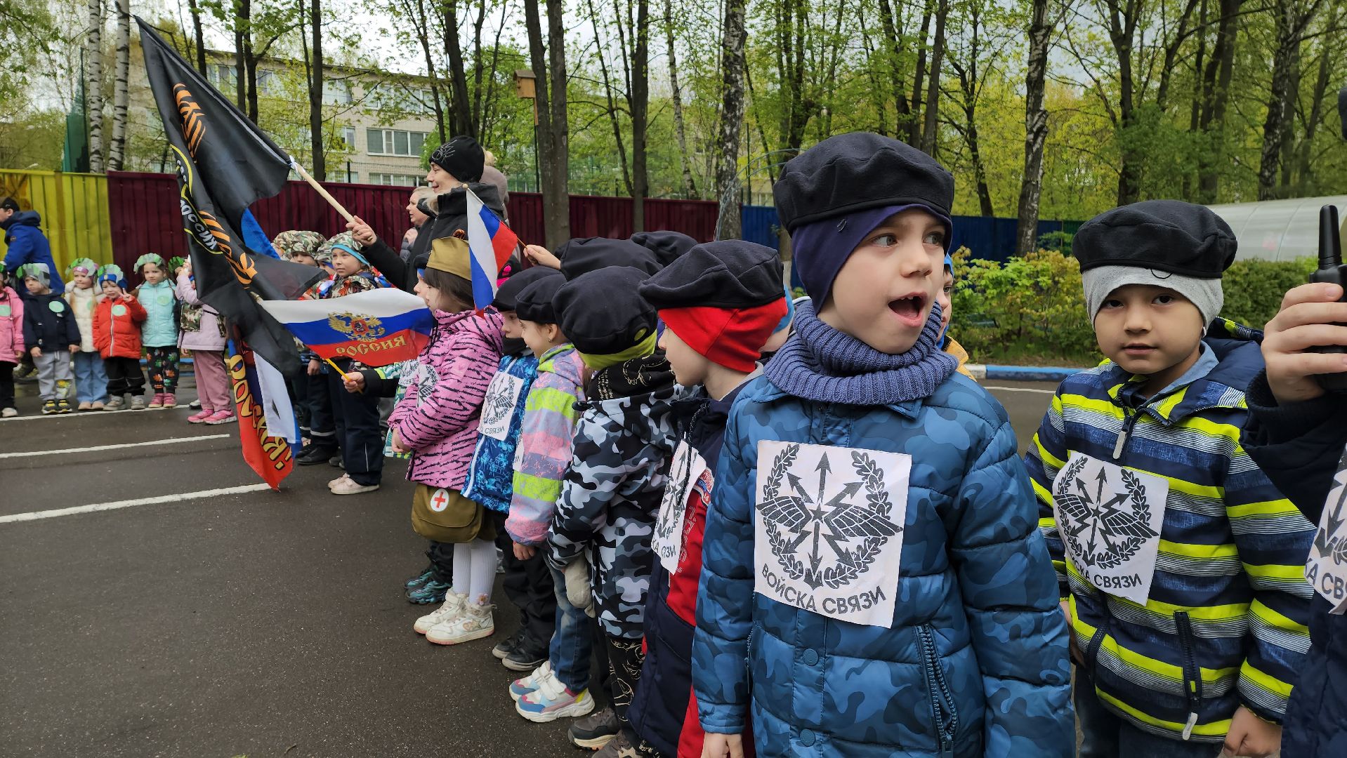 день победы, парад, детский сад,