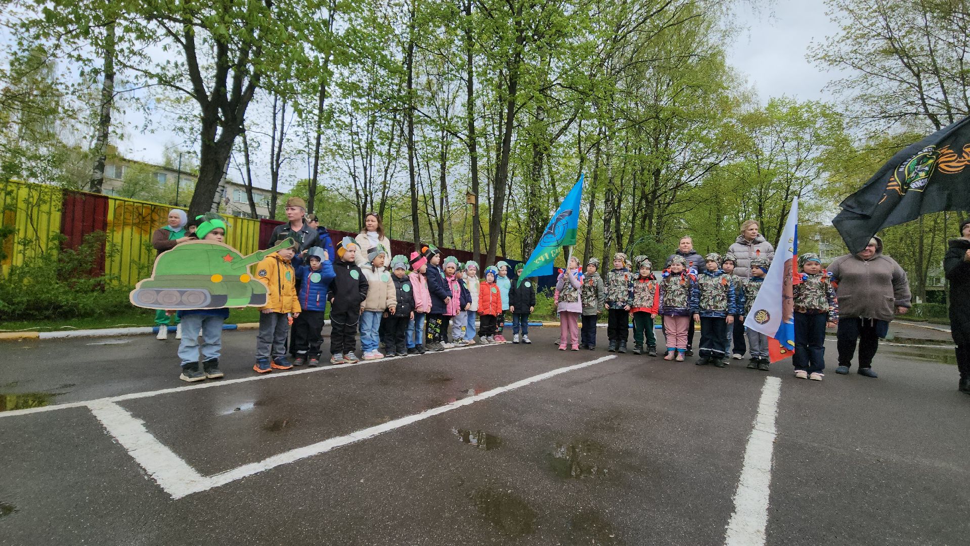 день победы, парад, детский сад,