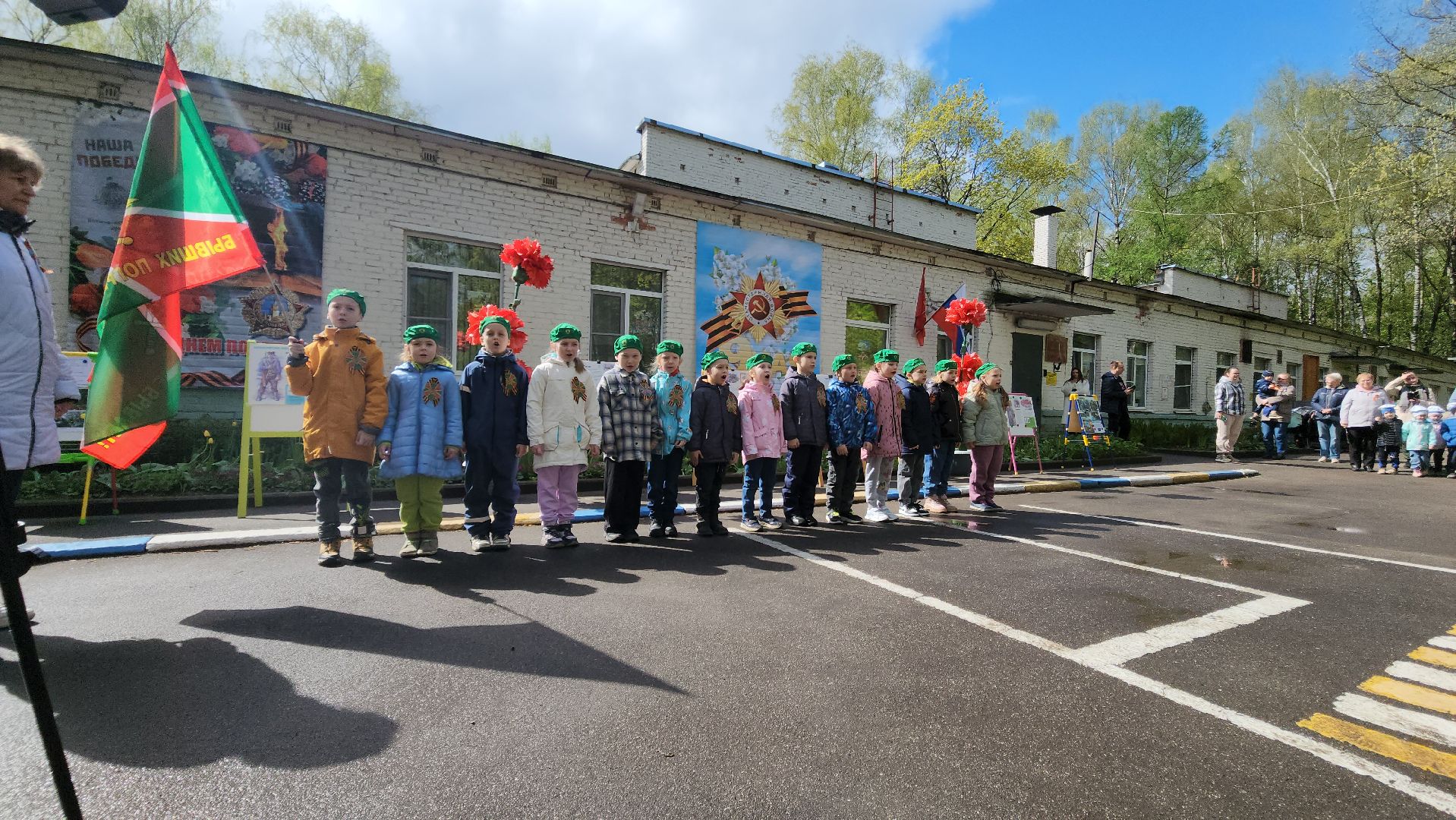 день победы, парад, детский сад,