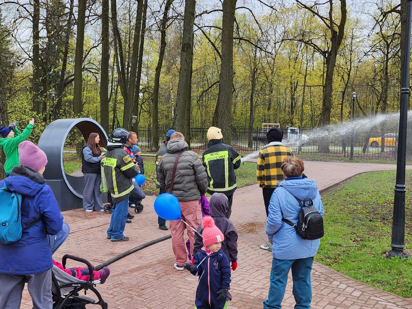 сергиев посад, день пожарной охраны, парк скитские пруды, спасатели, пожарные,