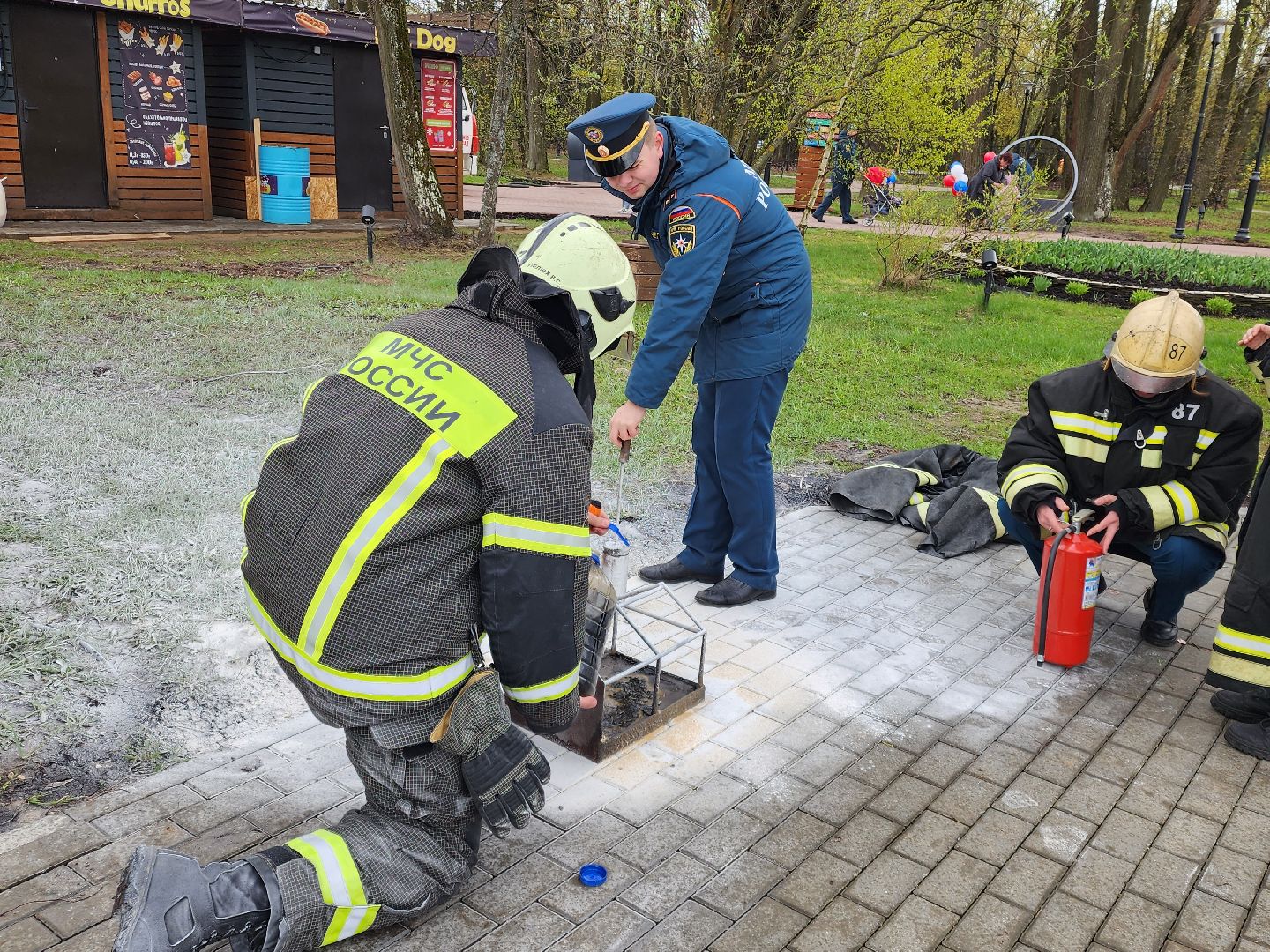 сергиев посад, день пожарной охраны, парк скитские пруды, спасатели, пожарные,