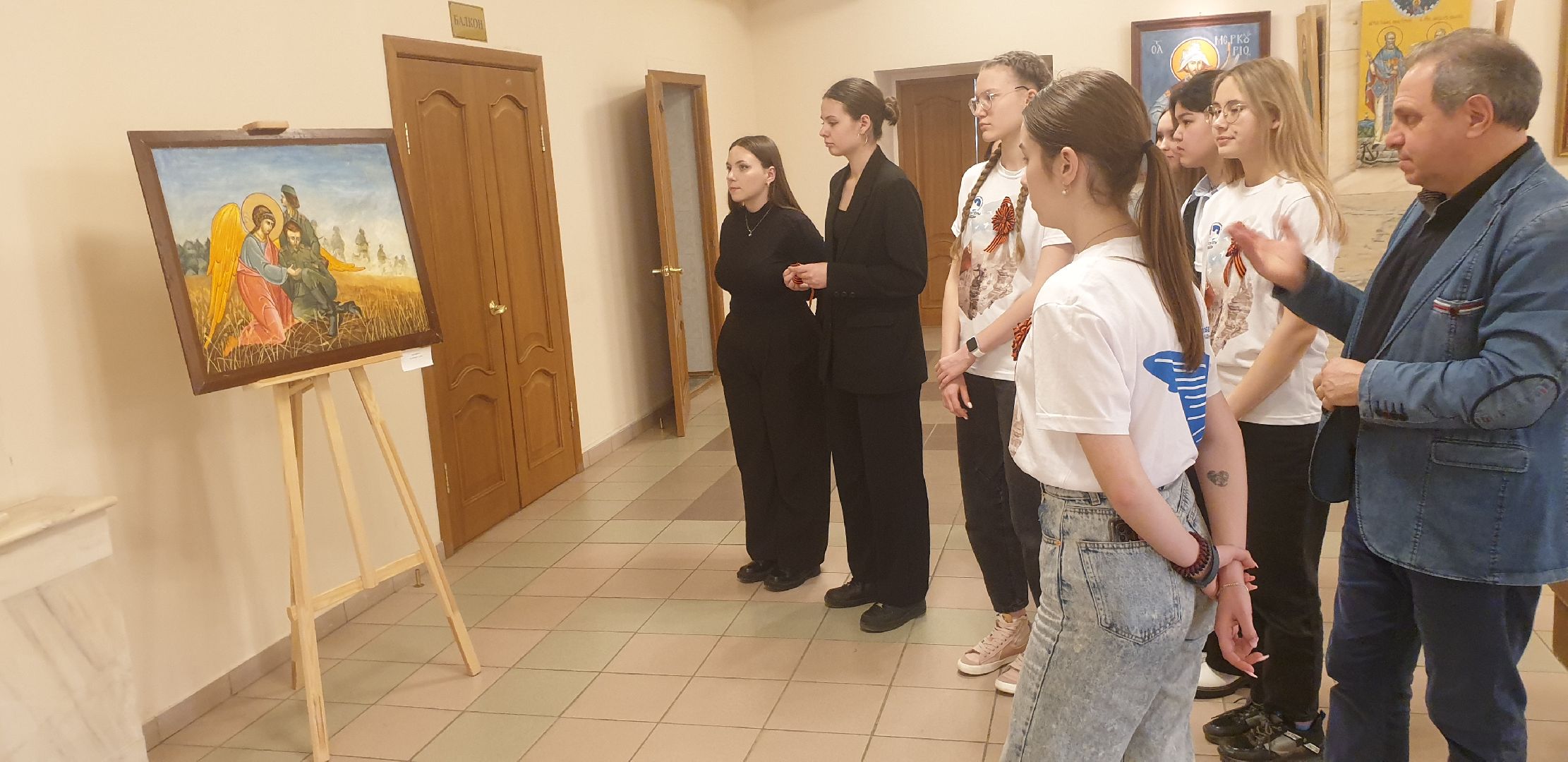 Долгопрудный, выставка, патриотика, школьники