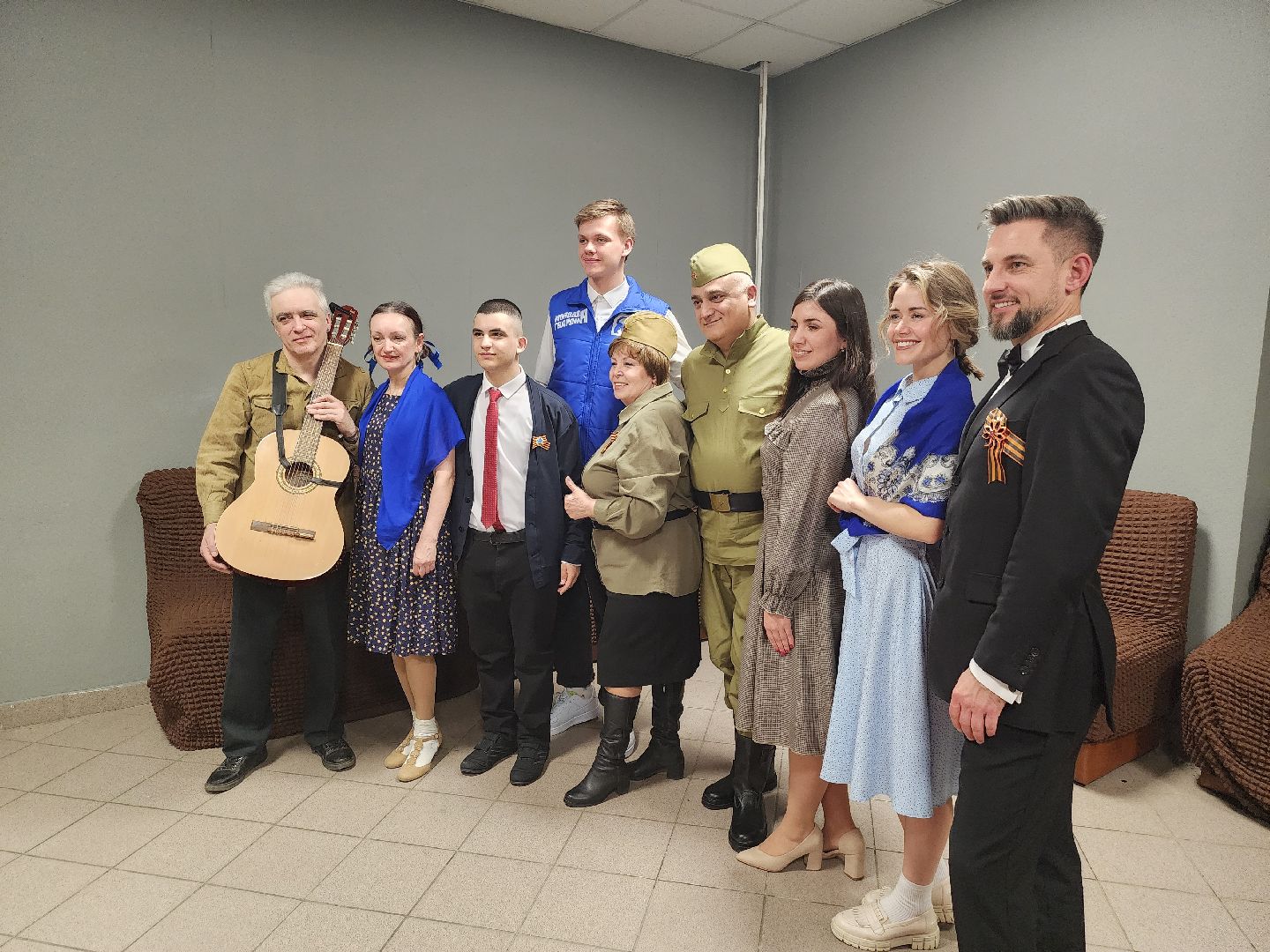 долгопрудный, общественники, цкос, ветераны,80 лет победе,