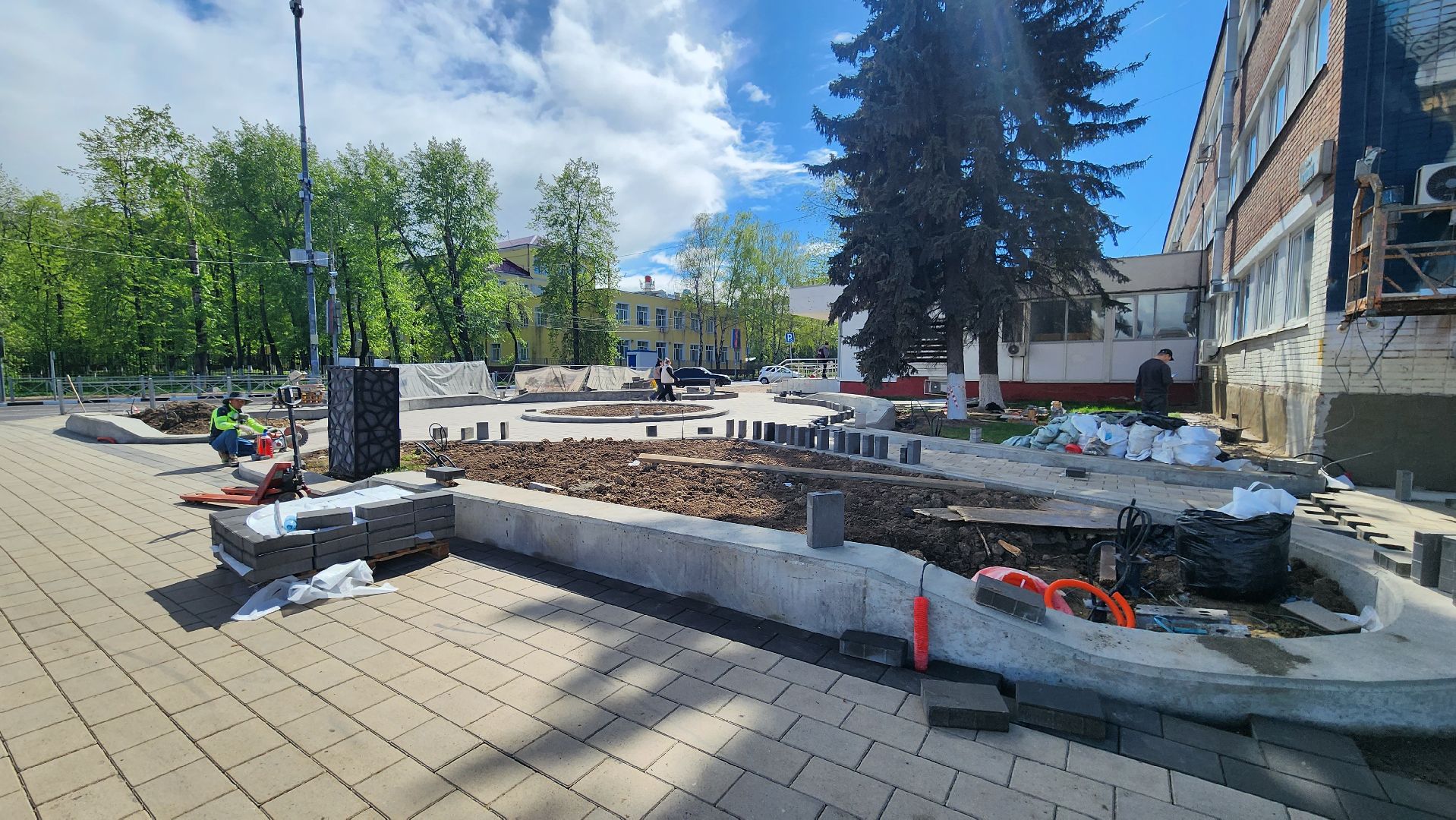 люберцы, 80-летие великой победы, реконструкция мемориала,