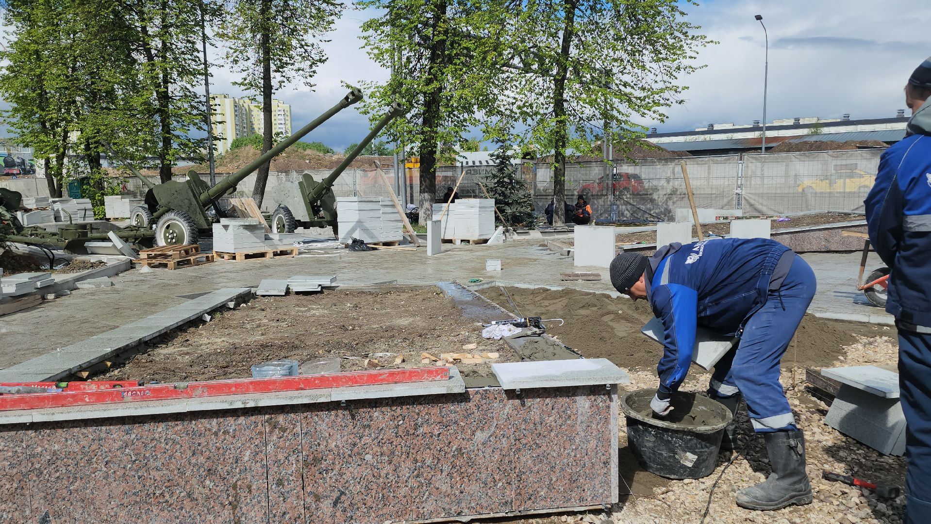 люберцы, 80-летие великой победы, реконструкция мемориала,