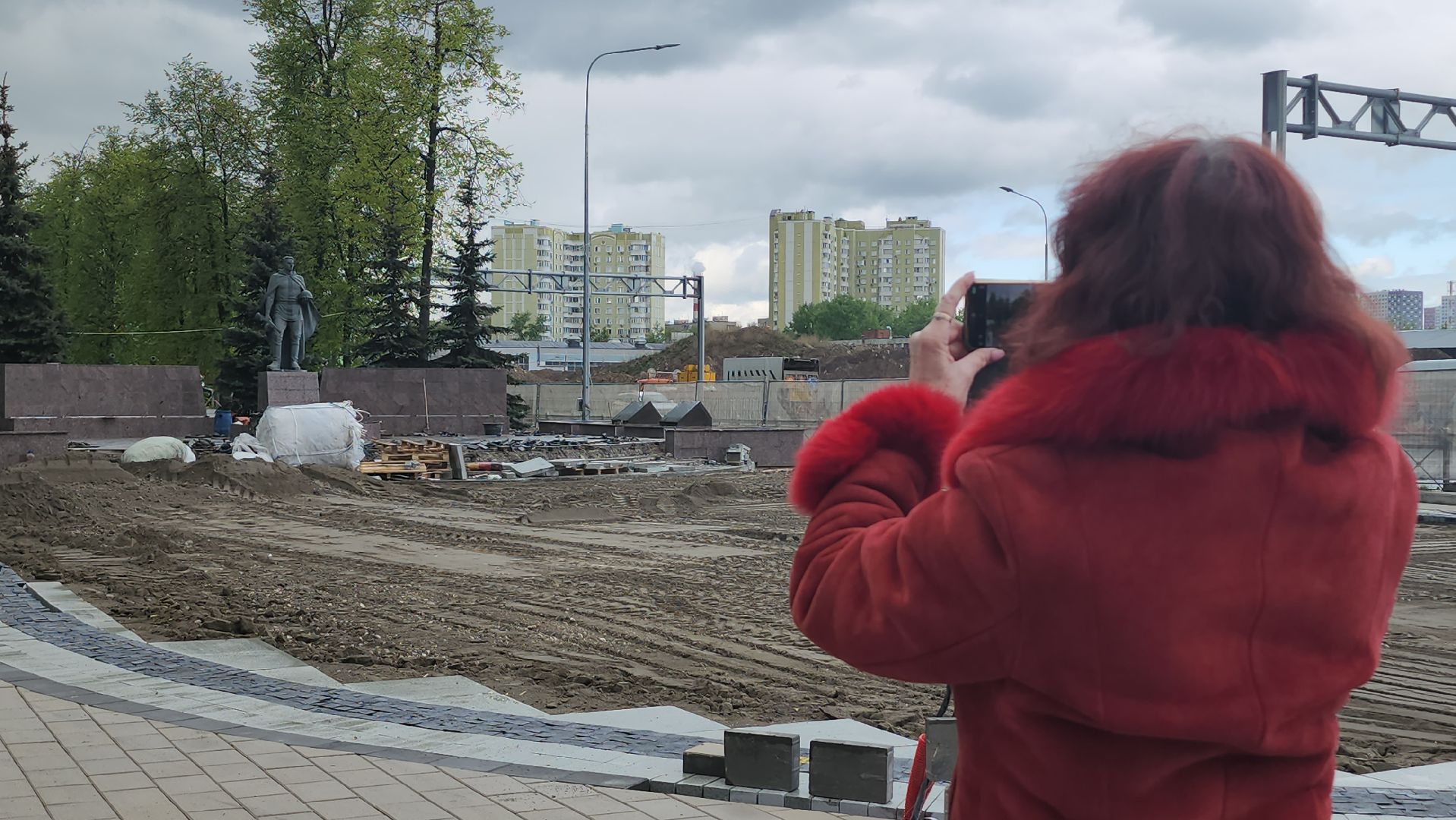 люберцы, 80-летие великой победы, реконструкция мемориала,