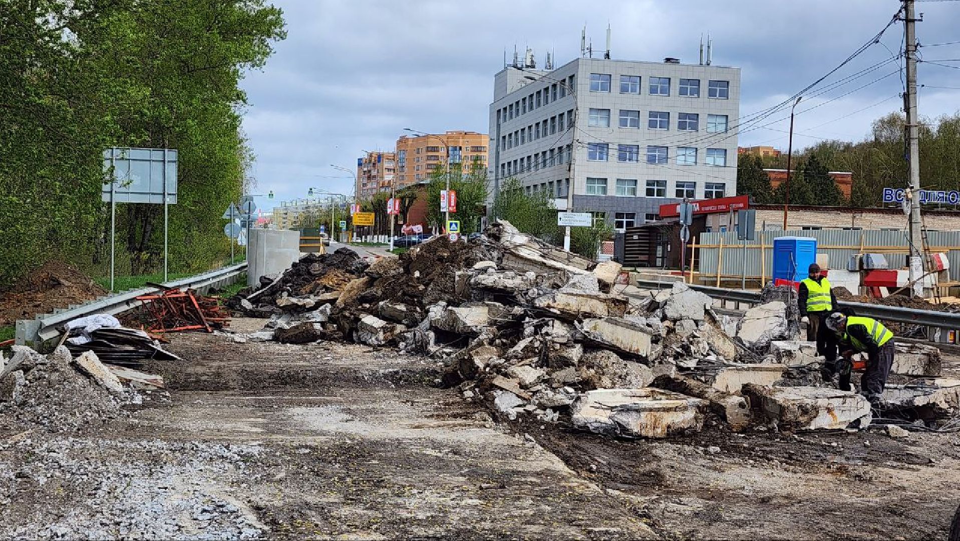 Дмитров, Ремонта моста, Мосавтодор,