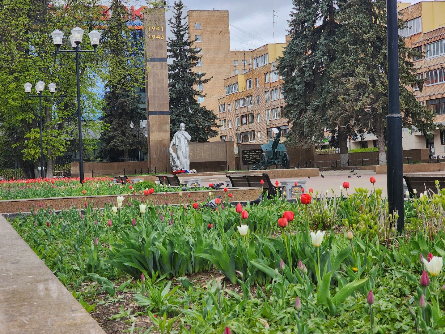 подольск, благоуйстройство, памятник вов,