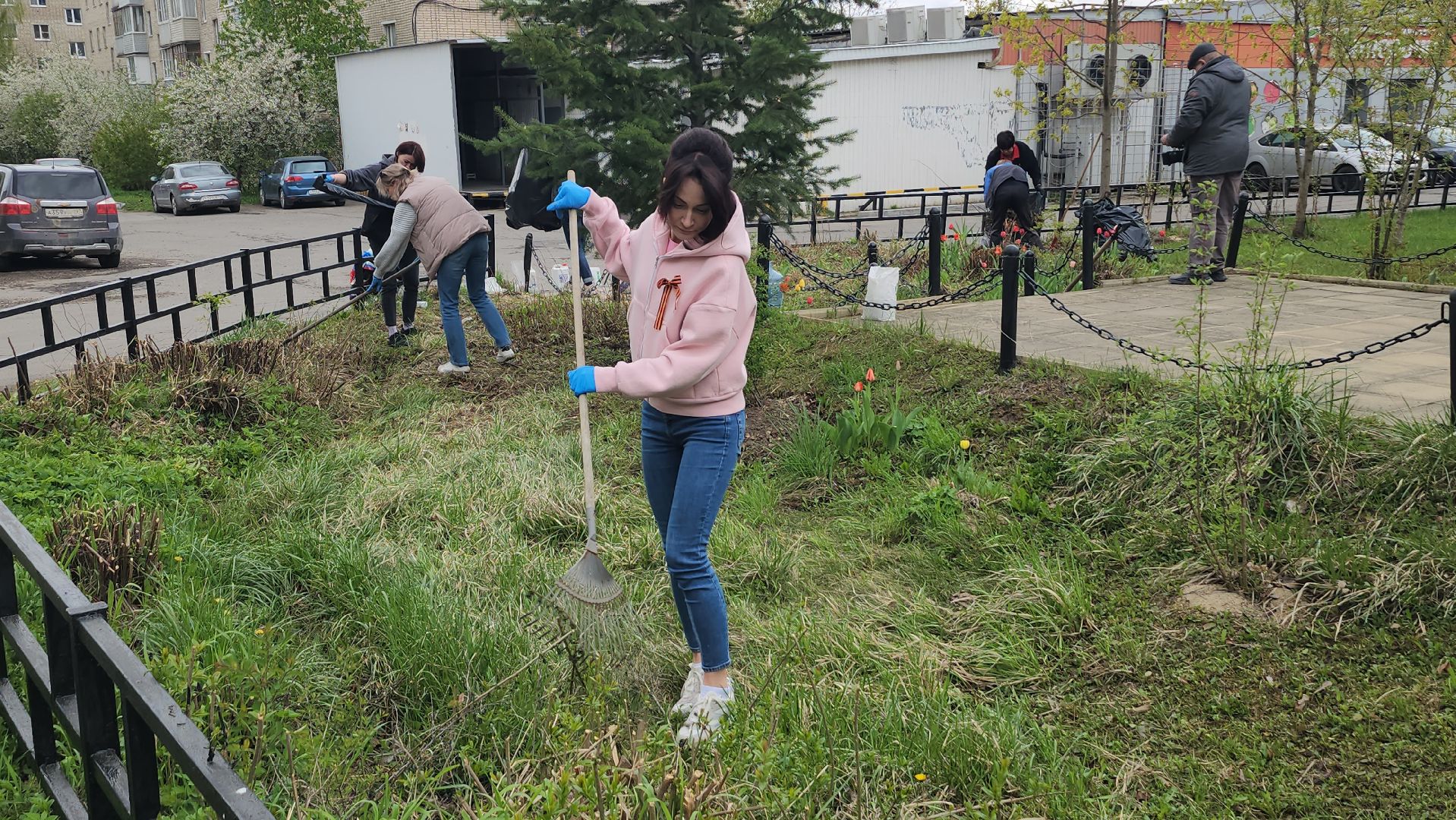 серпухов, поселок пограничный, микрорайон имени ногина, памятник вов, шефство на памятником вов,