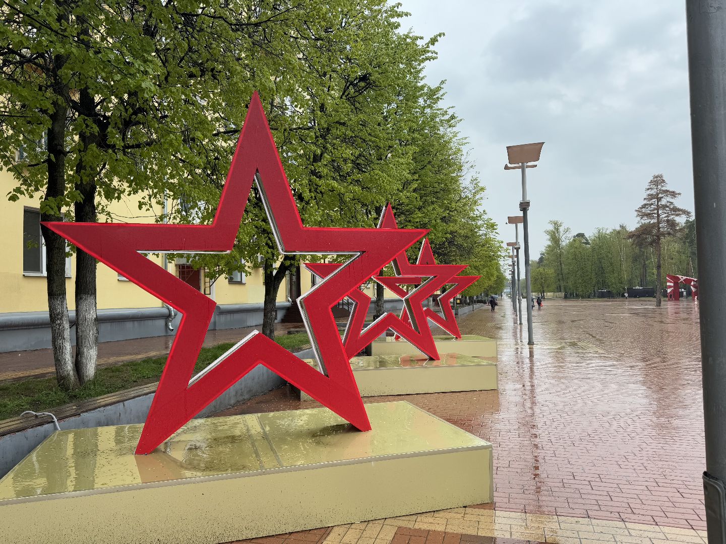 день победы, балашиха, украшение города,