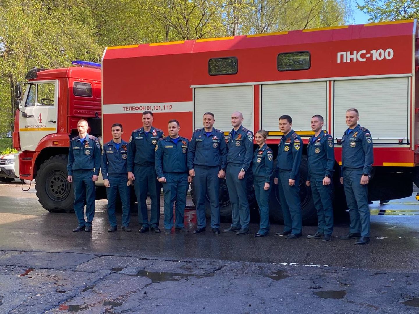 день пожарной охраны, пожарная часть Красногорск,