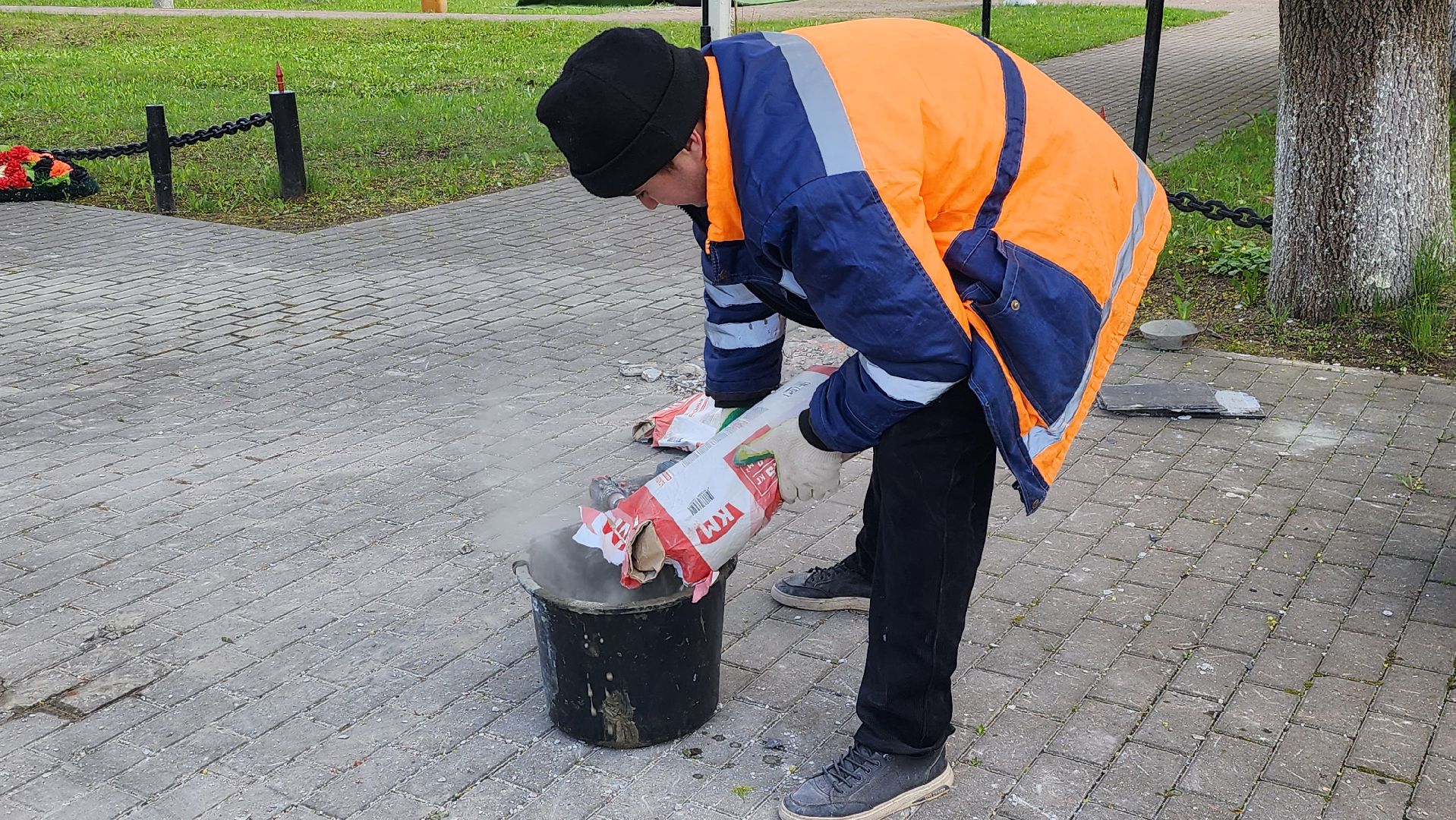 истра, благоустройство, памятник вов,