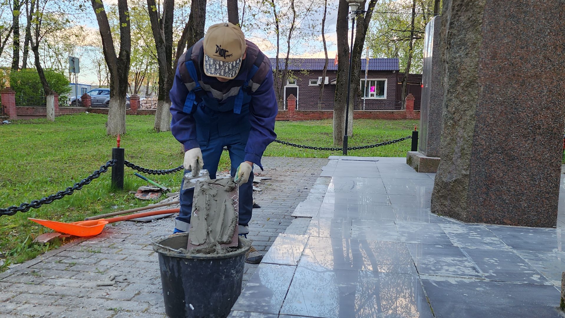 истра, благоустройство, памятник вов,