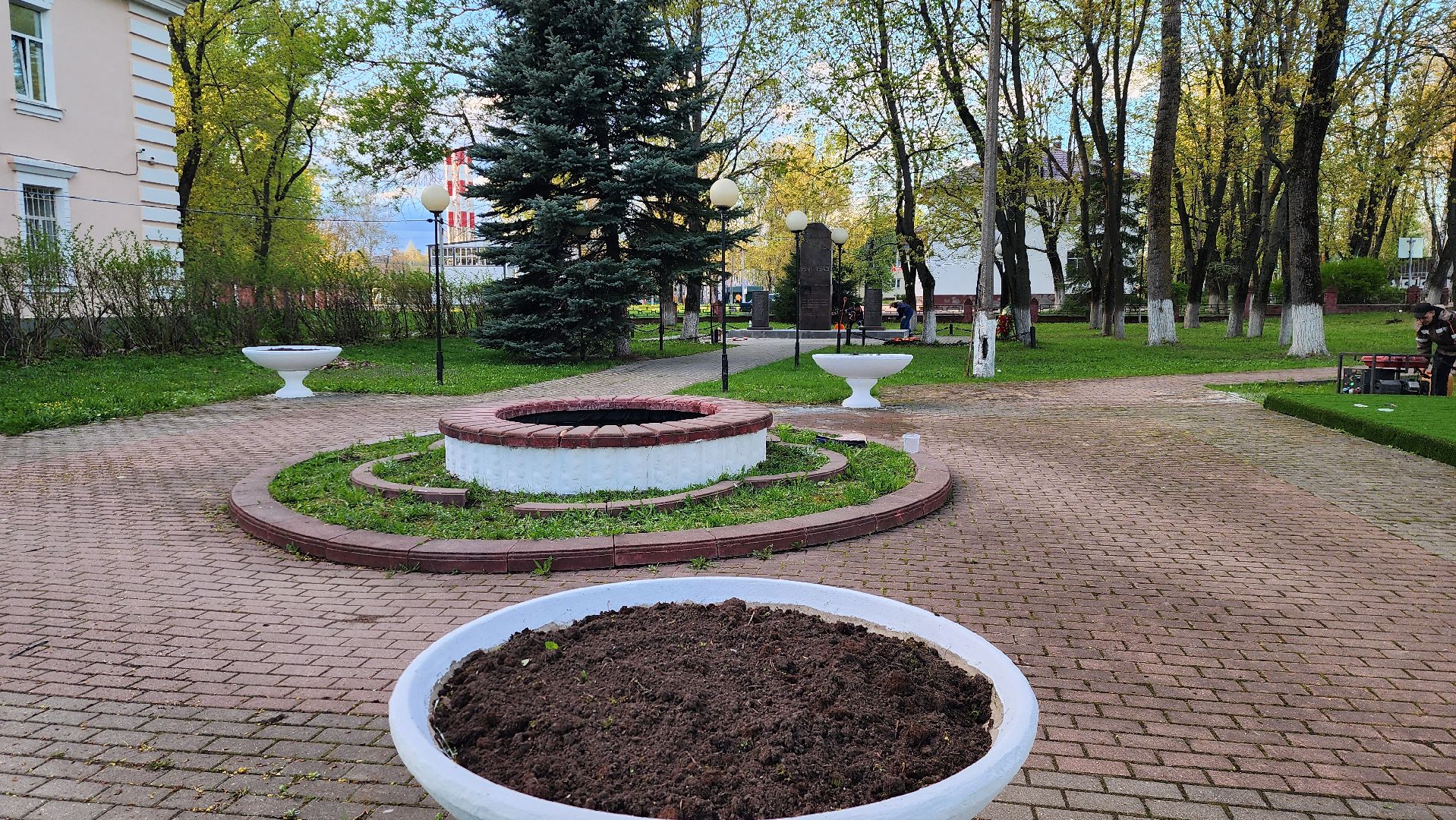 истра, благоустройство, памятник вов,