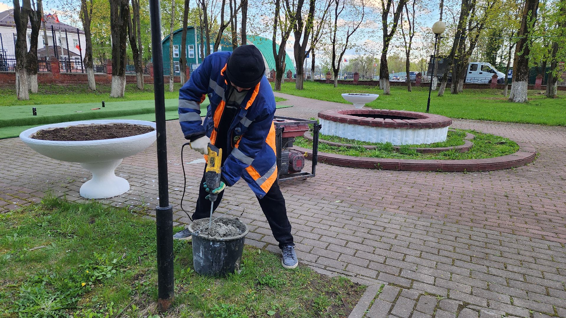 истра, благоустройство, памятник вов,