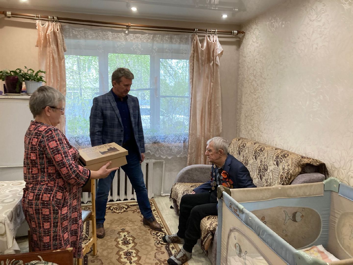 Одинцово, Голицыно, ветеран, поздравление, день Победы,