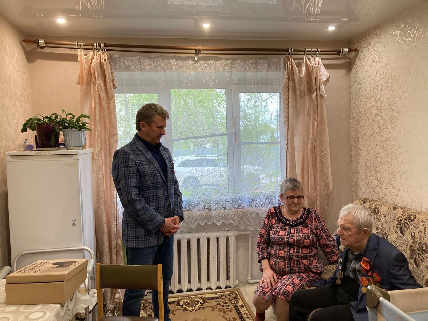 Одинцово, Голицыно, ветеран, поздравление, день Победы,