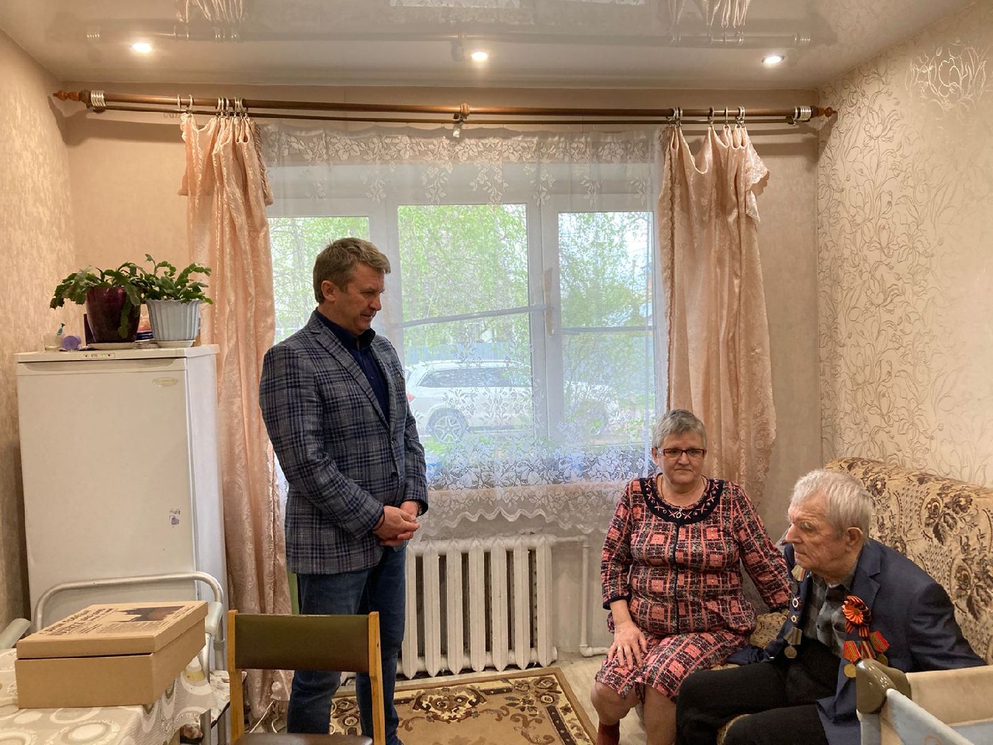 Одинцово, Голицыно, ветеран, поздравление, день Победы,