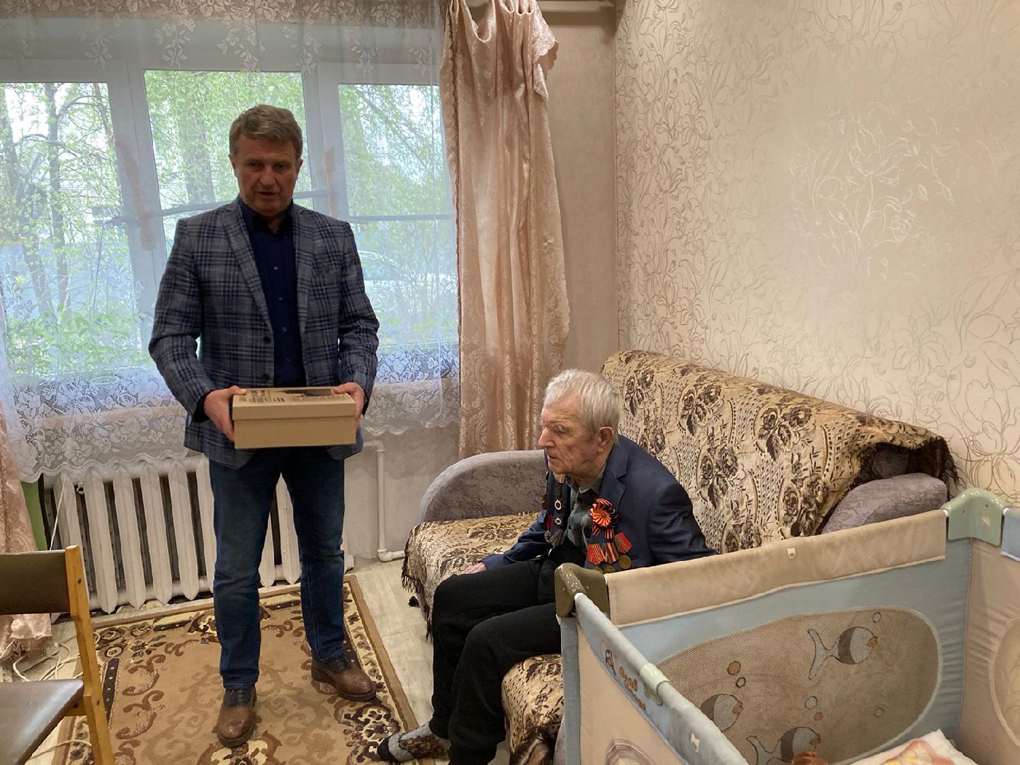 Одинцово, Голицыно, ветеран, поздравление, день Победы,