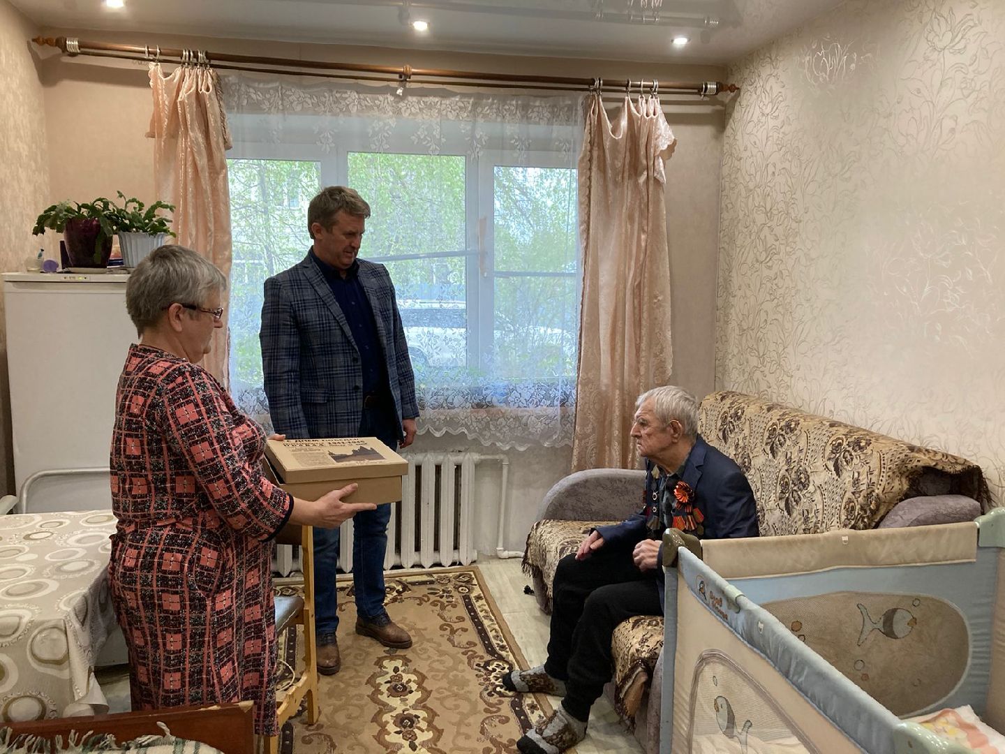 Одинцово, Голицыно, ветеран, поздравление, день Победы,