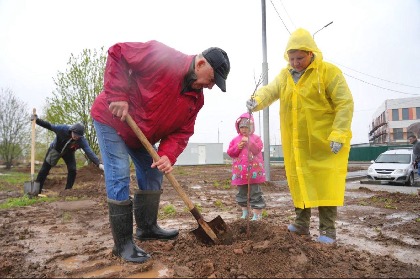 сад памяти, международная акция , сергиев посад , сергиево-посадский городской округ, 9 мая , 80-летие великой победы,  память  ,