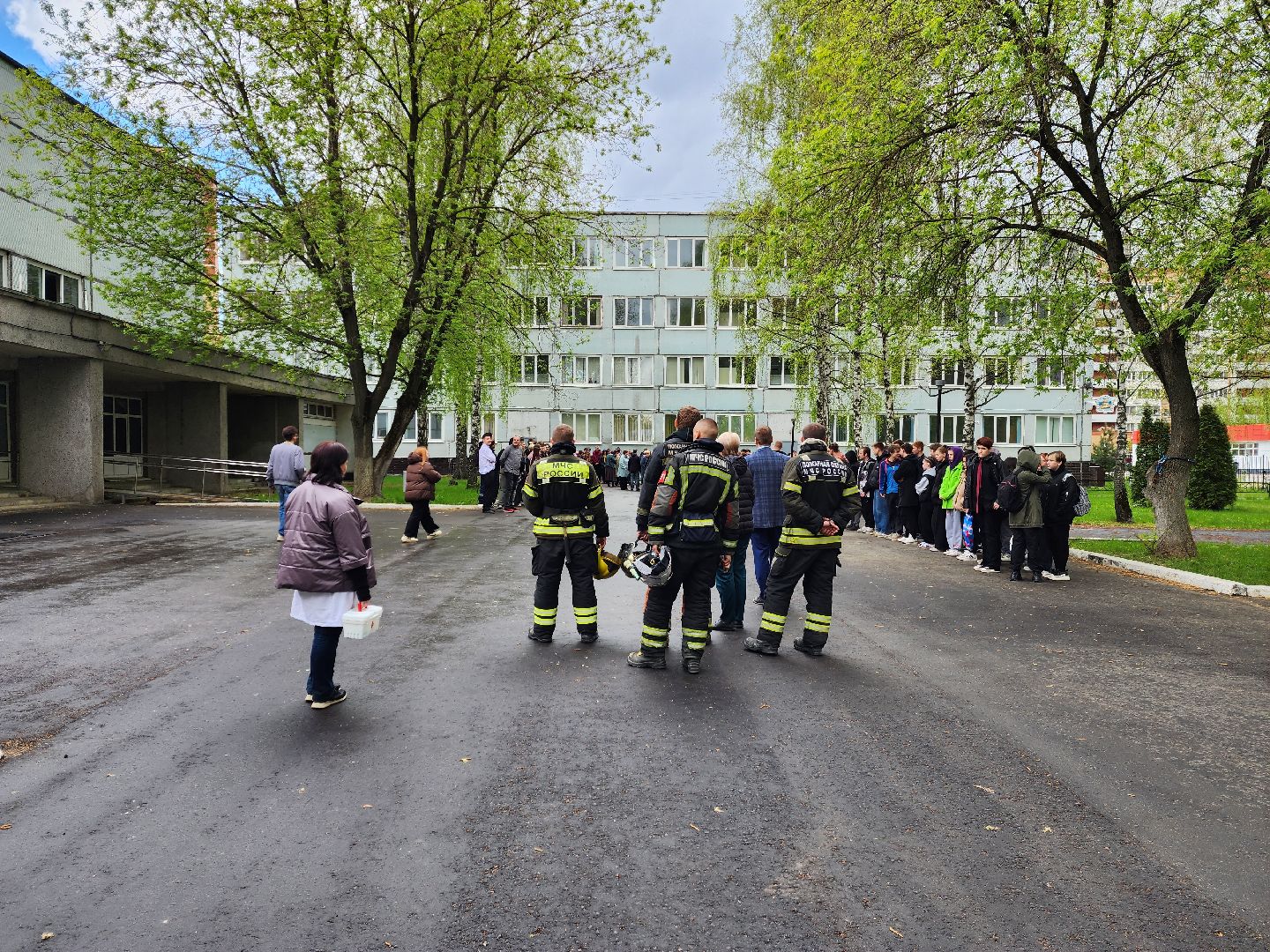 раменское, общество, пожарная безопасность, тренировочная эвакуация в раменском колледже,