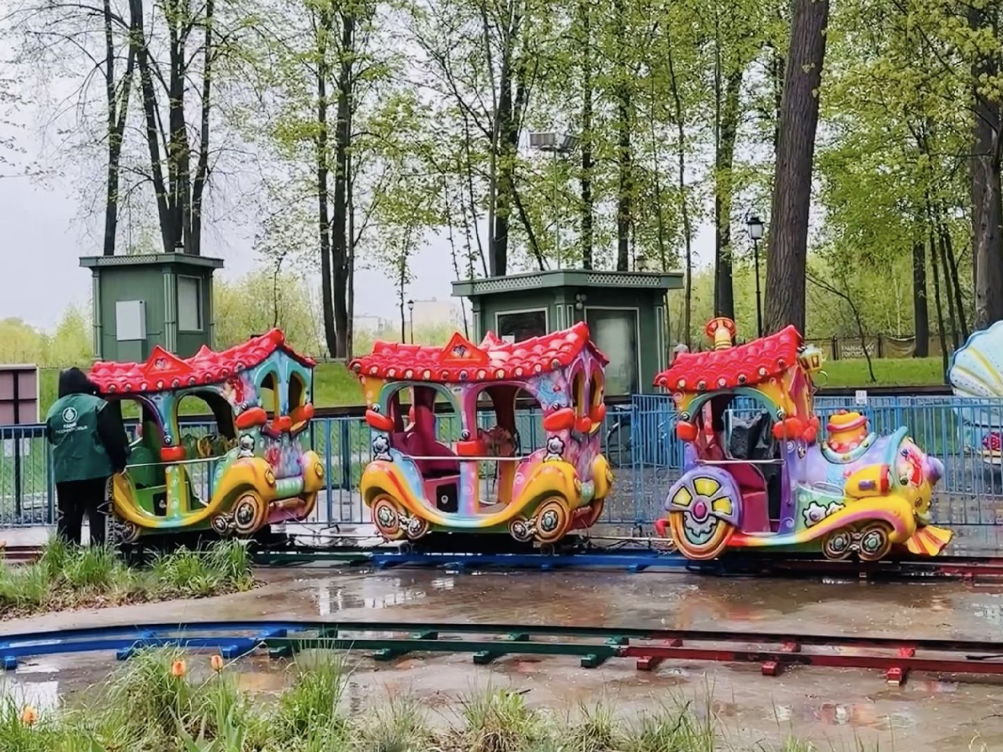 раменское, раменский парк, аттракционы,