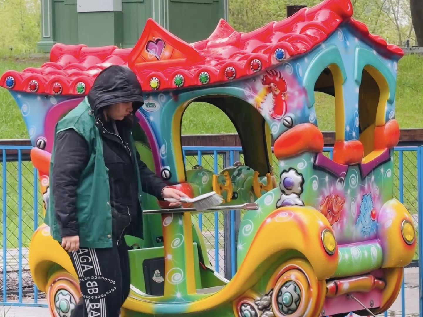 раменское, раменский парк, аттракционы,