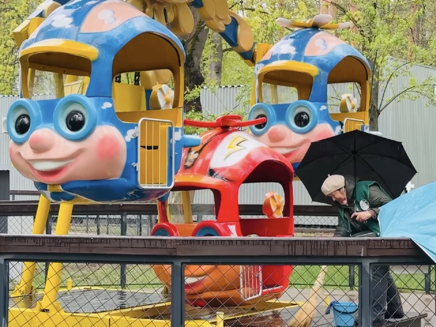 раменское, раменский парк, аттракционы,