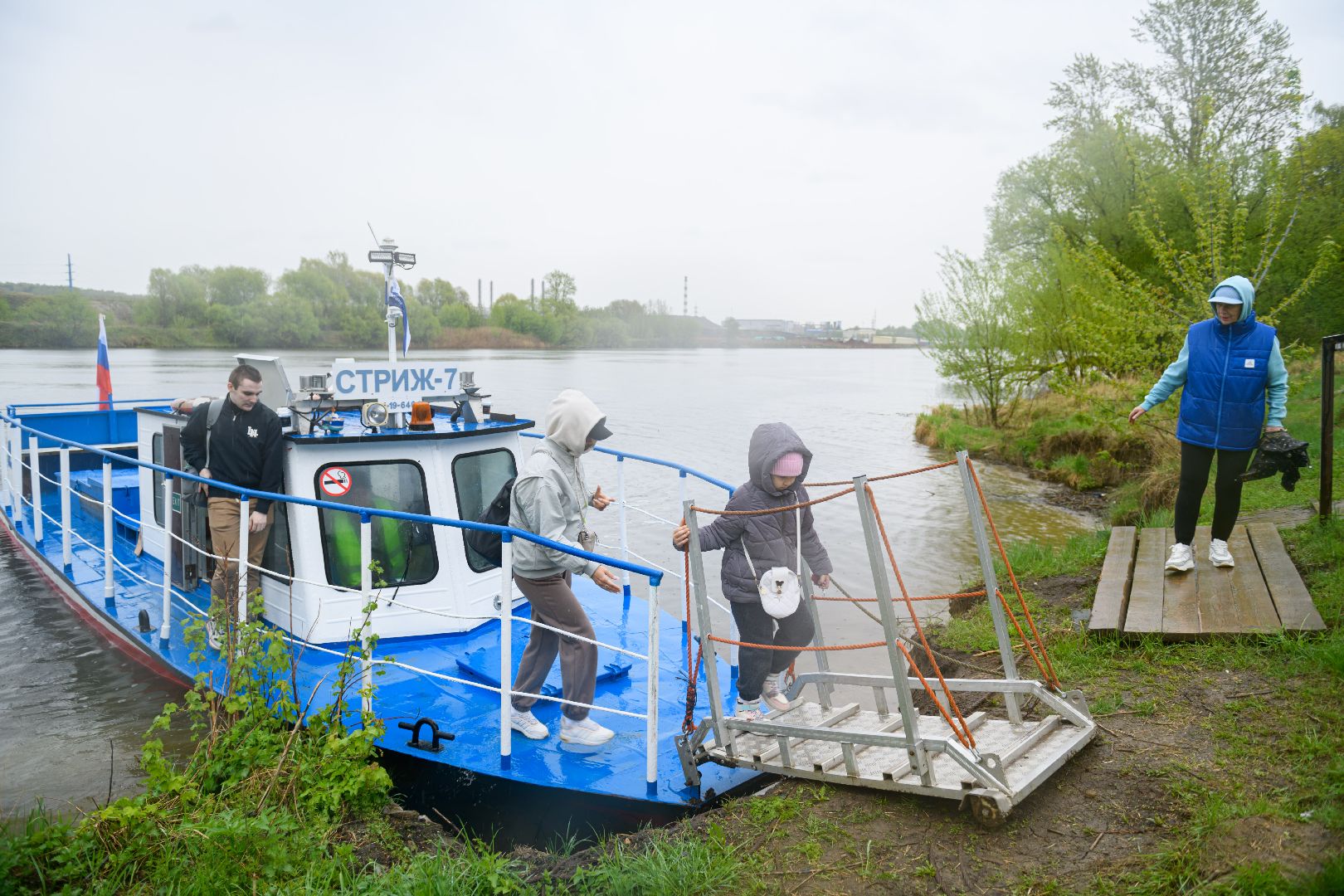 лыткарино, общество, водный транспорт, стриж-7, открытие переправы,