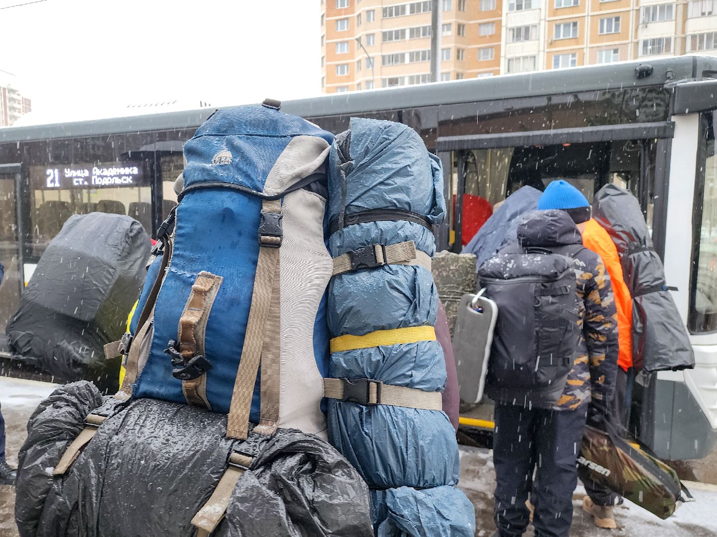 Подольск, Туристы, 80 лет победе, поход,